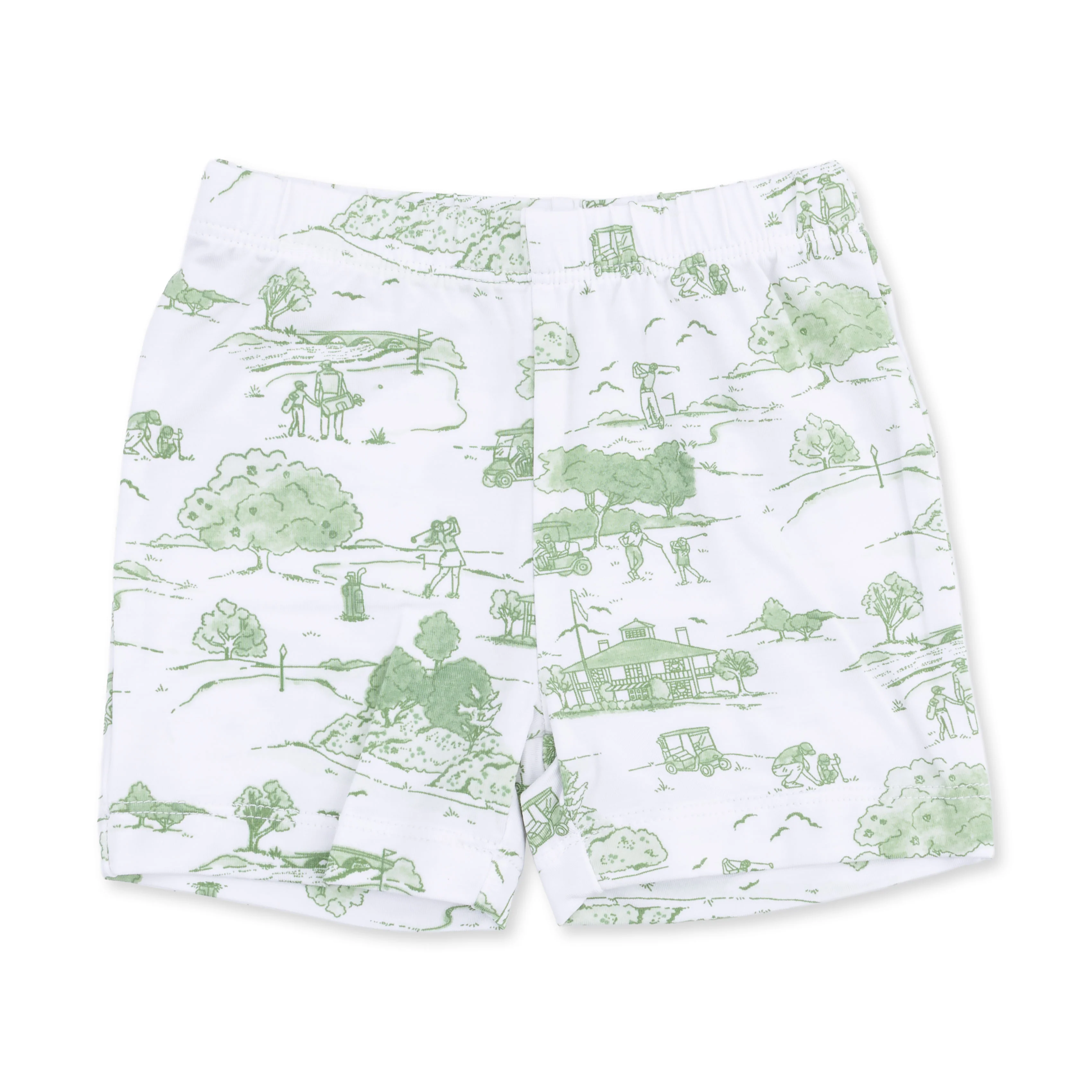 Golf Toile Green - Loungewear Short Set - Image 3