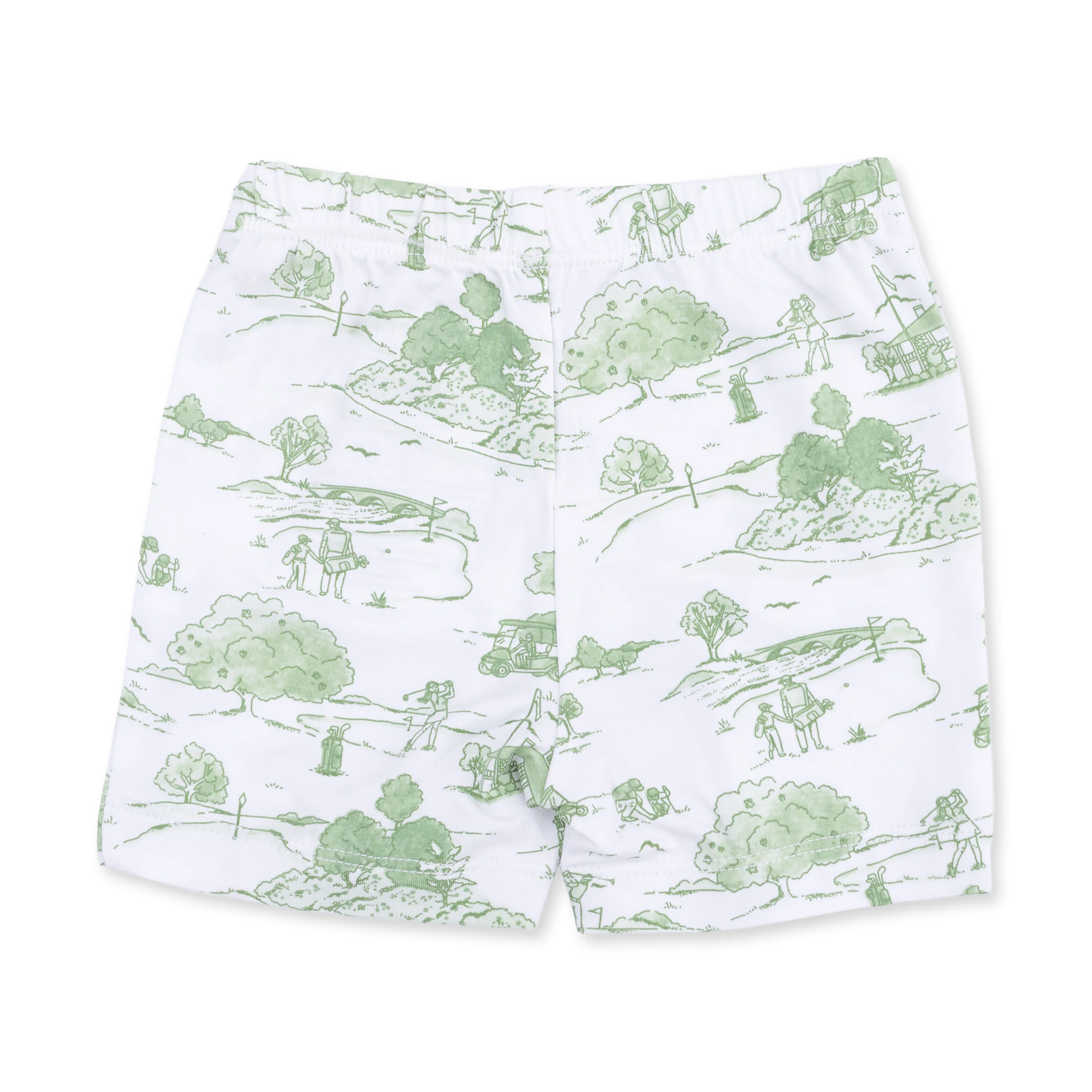 Golf Toile Green - Loungewear Short Set - Image 4
