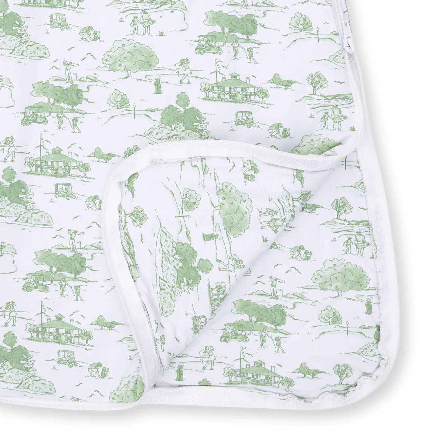 Golf Toile Green - Sleep Bag - Image 4