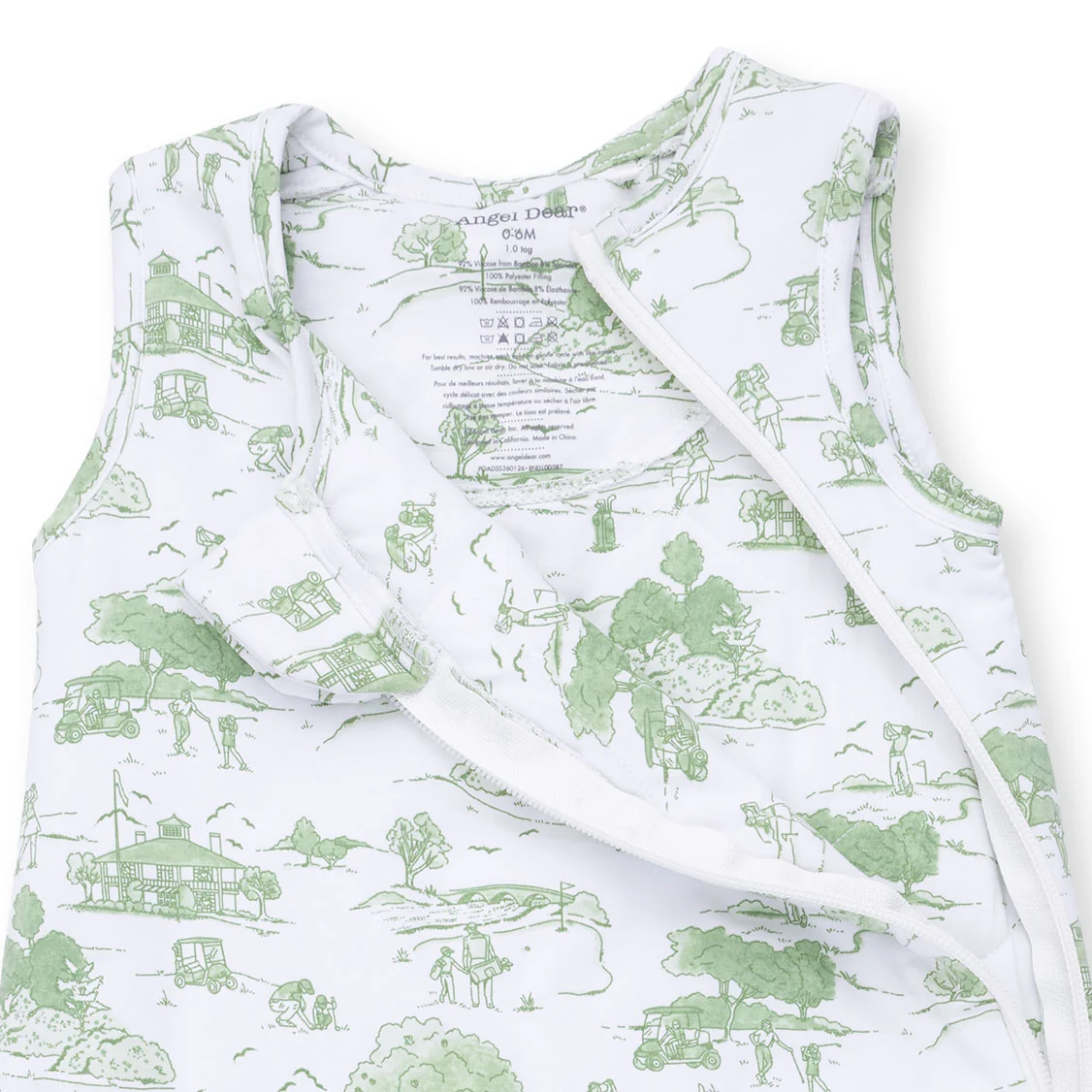 Golf Toile Green - Sleep Bag - Image 5