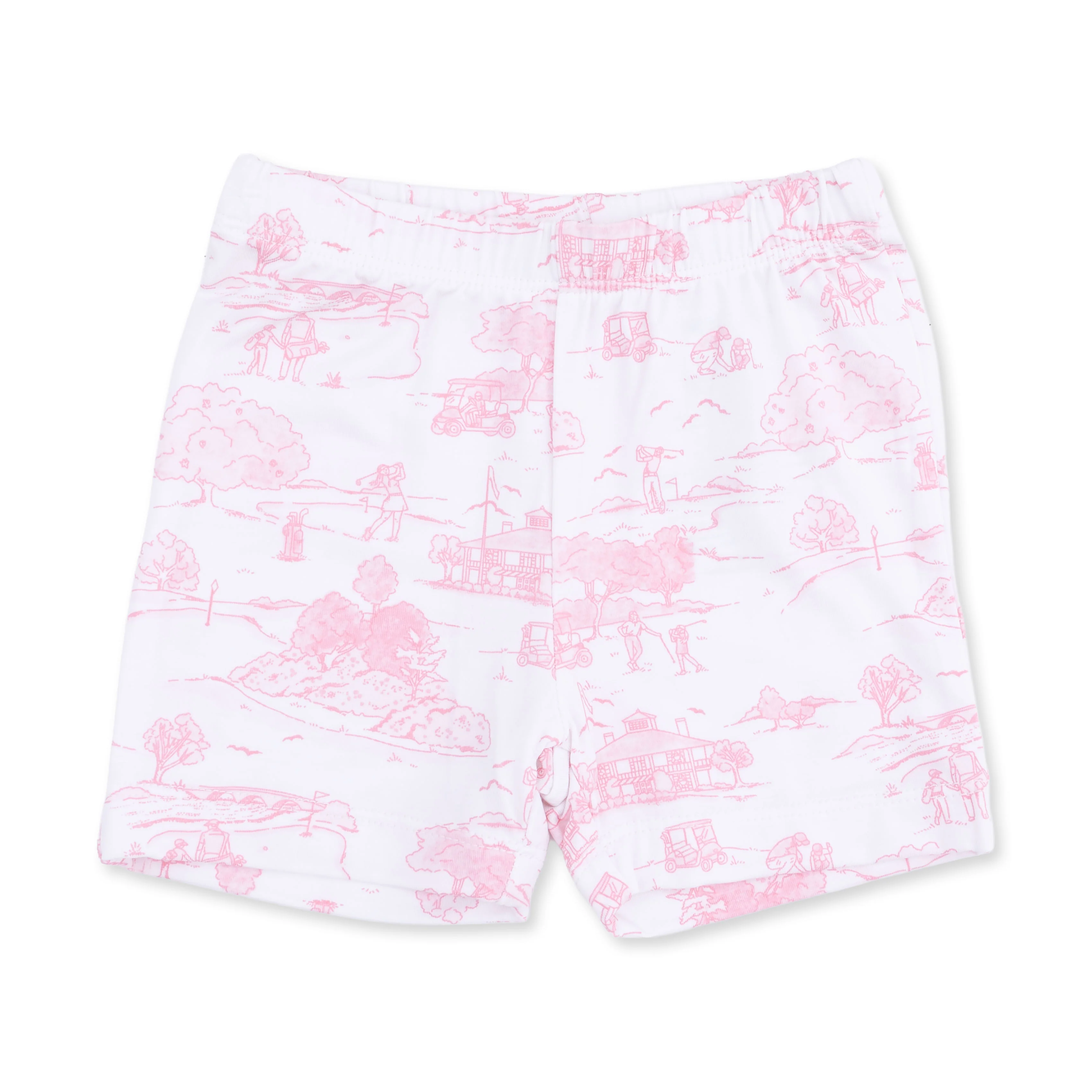 Golf Toile Pink - Loungewear Short Set - Image 5