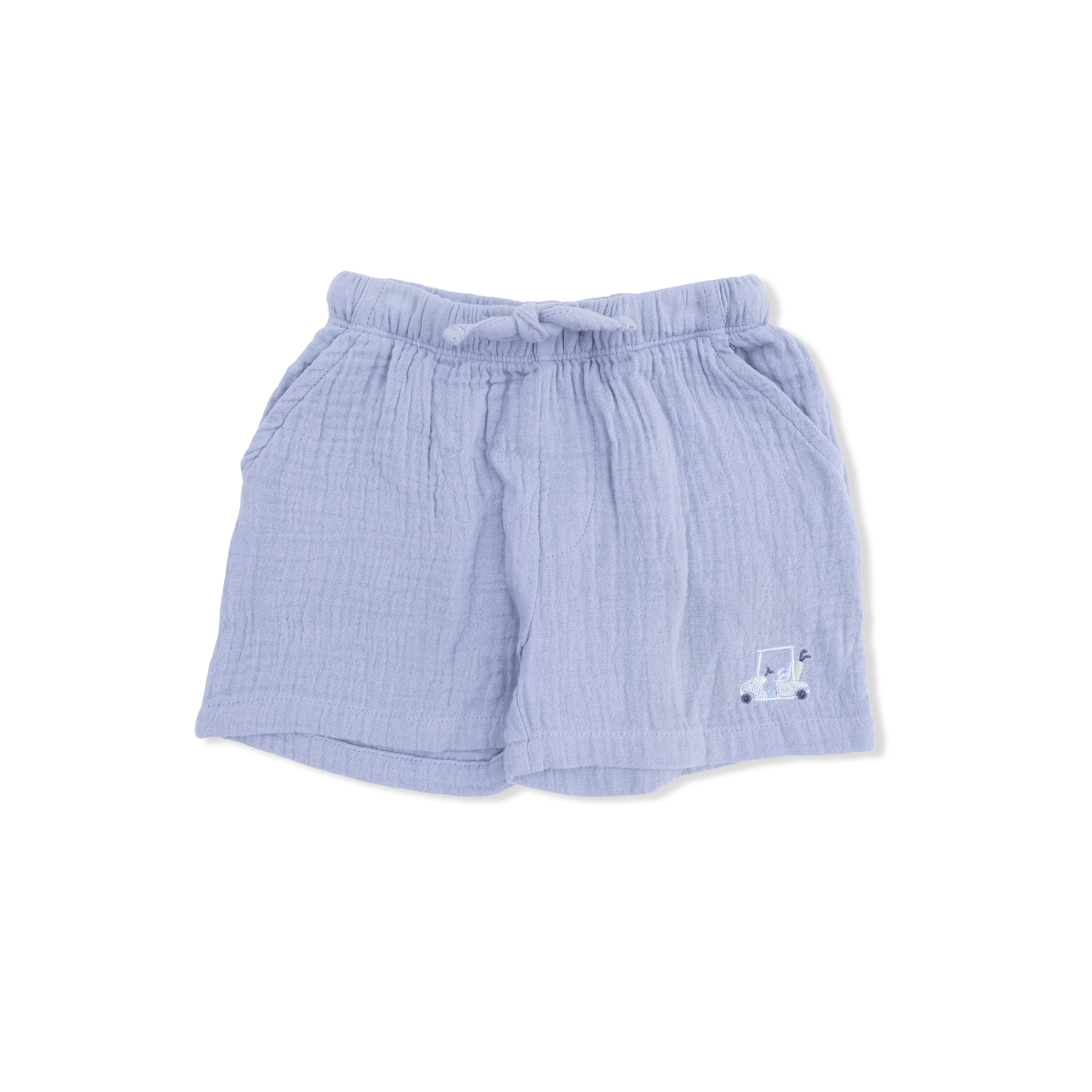 Golf Trellis Blue - Polo with Casual Short - Image 3