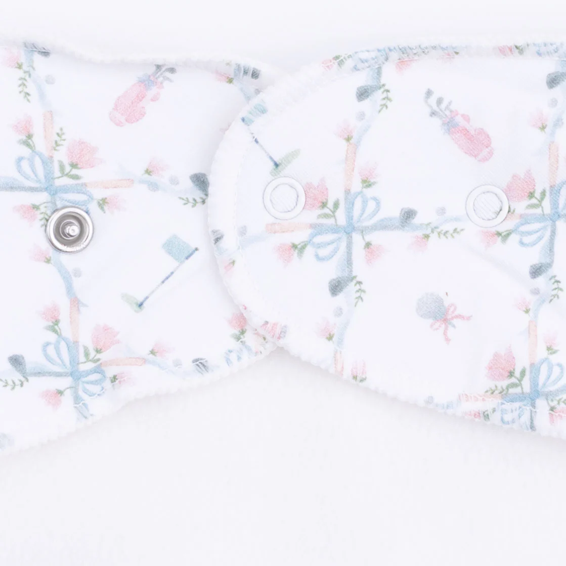 Golf Trellis Pink - Bandana Bib - Image 3
