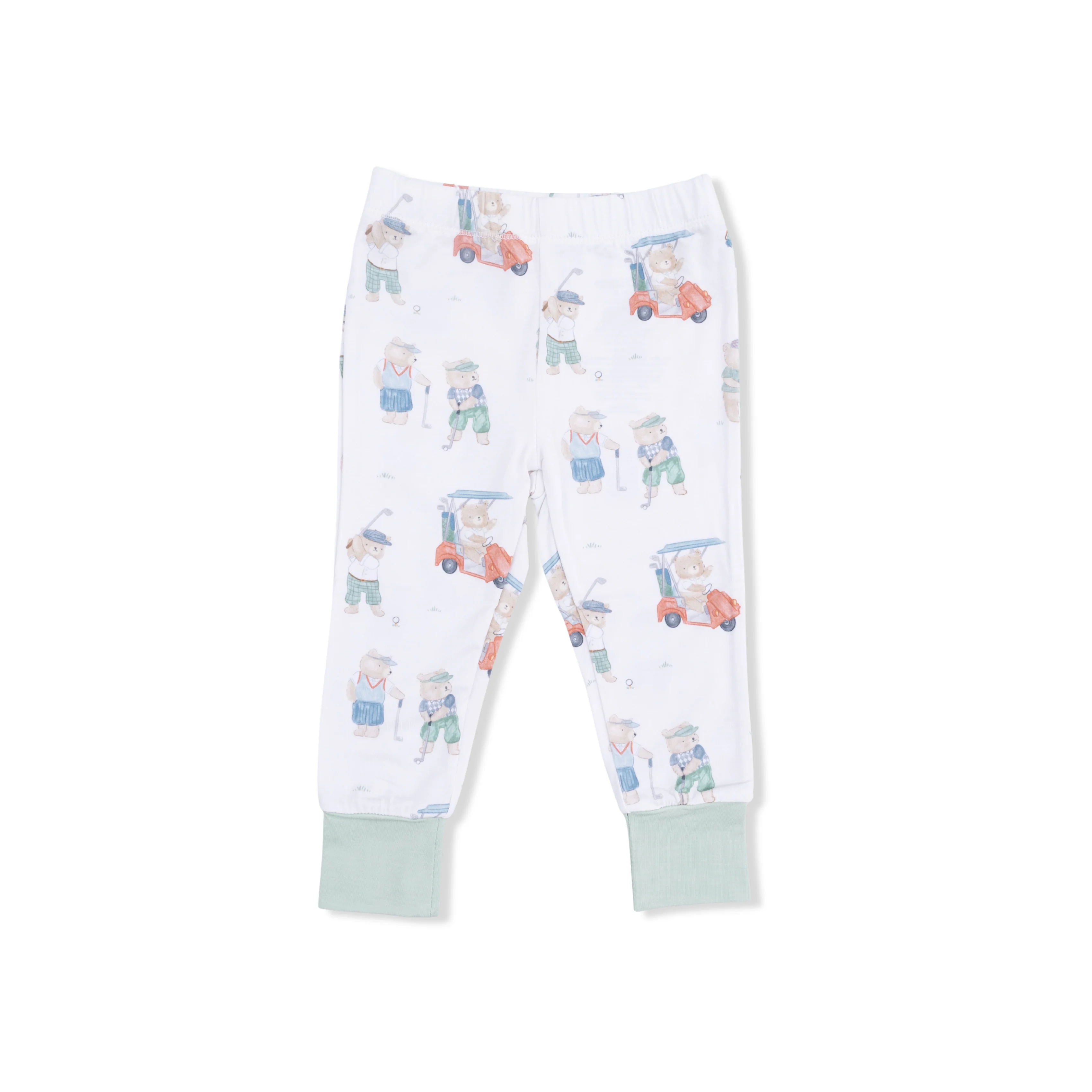 Golfing Teddy Bears - Short Sleeve Loungewear Set - Image 4
