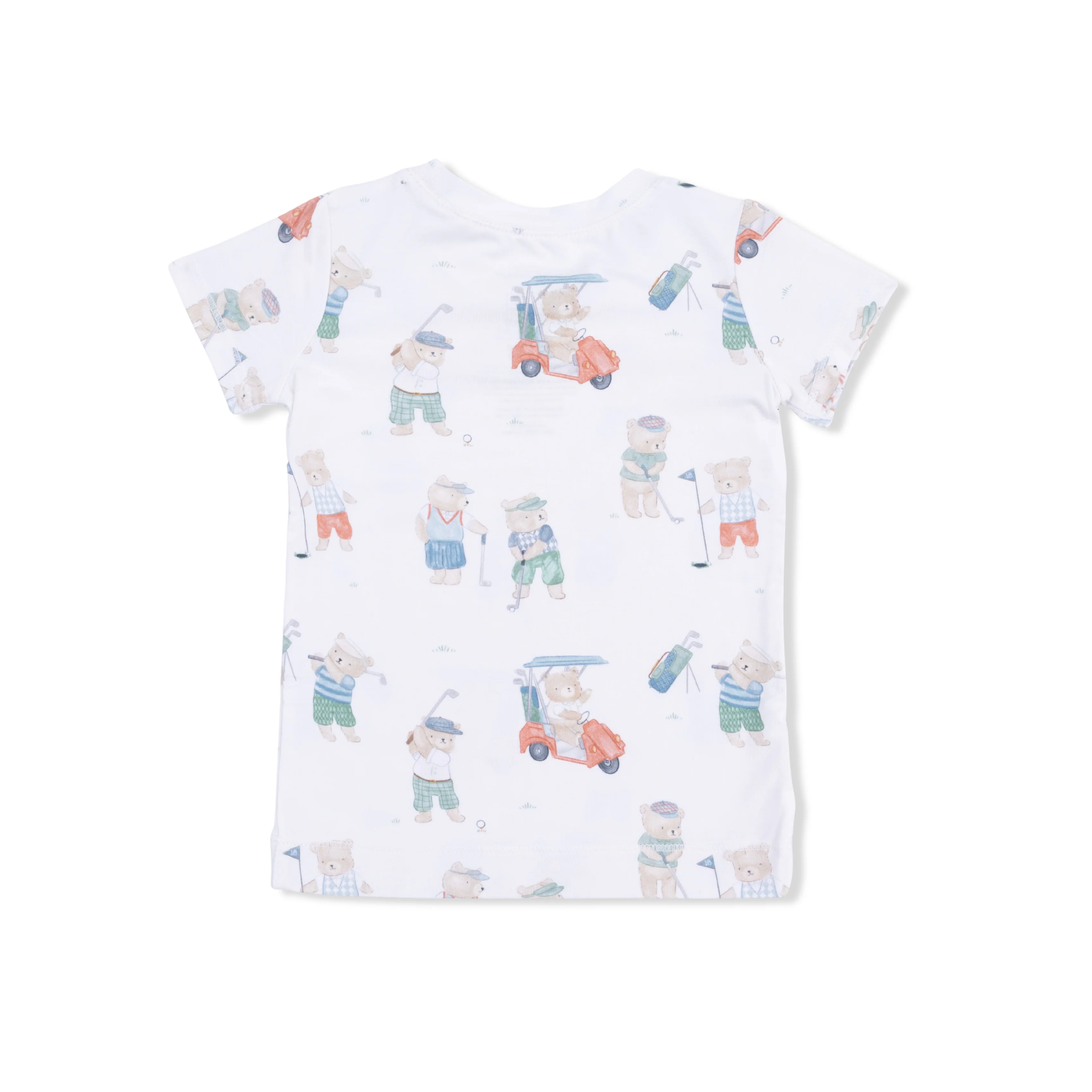 Golfing Teddy Bears - Short Sleeve Loungewear Set - Image 5
