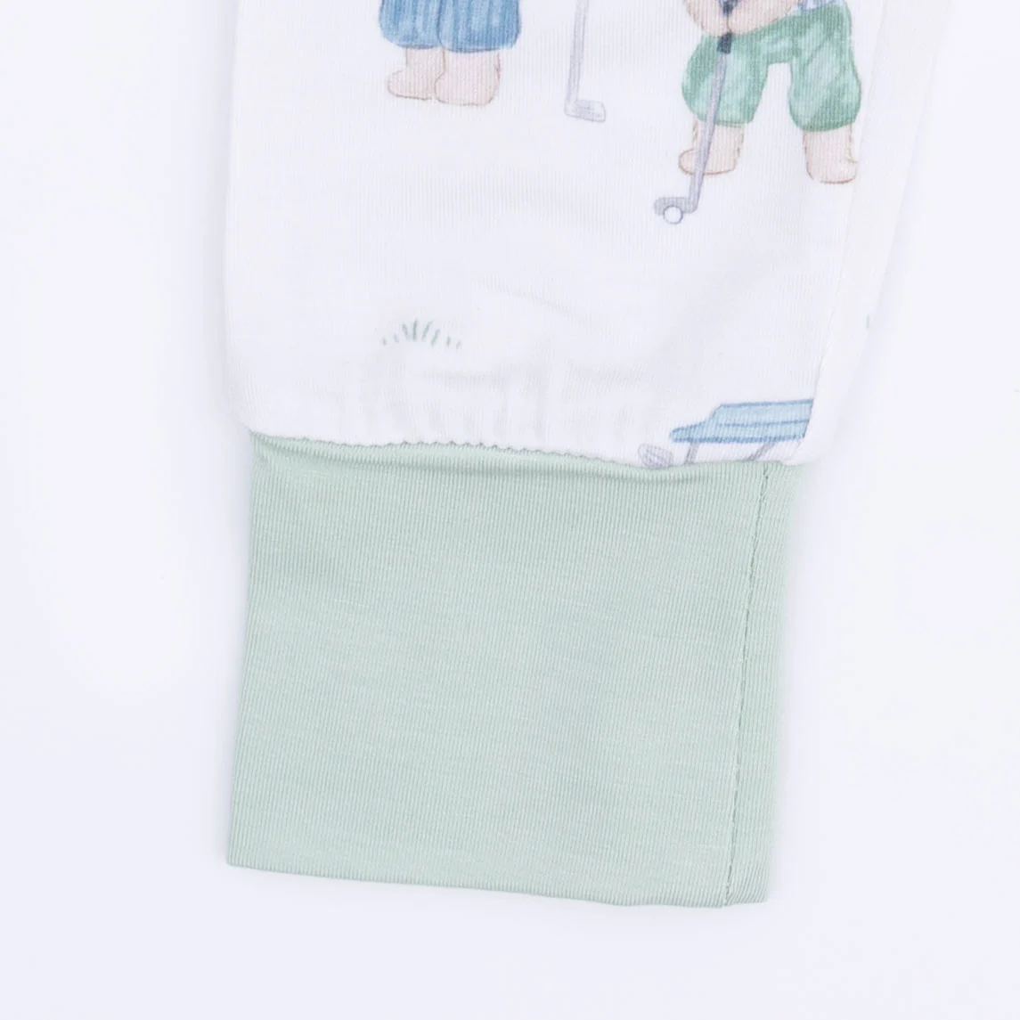 Golfing Teddy Bears - Short Sleeve Loungewear Set - Image 6