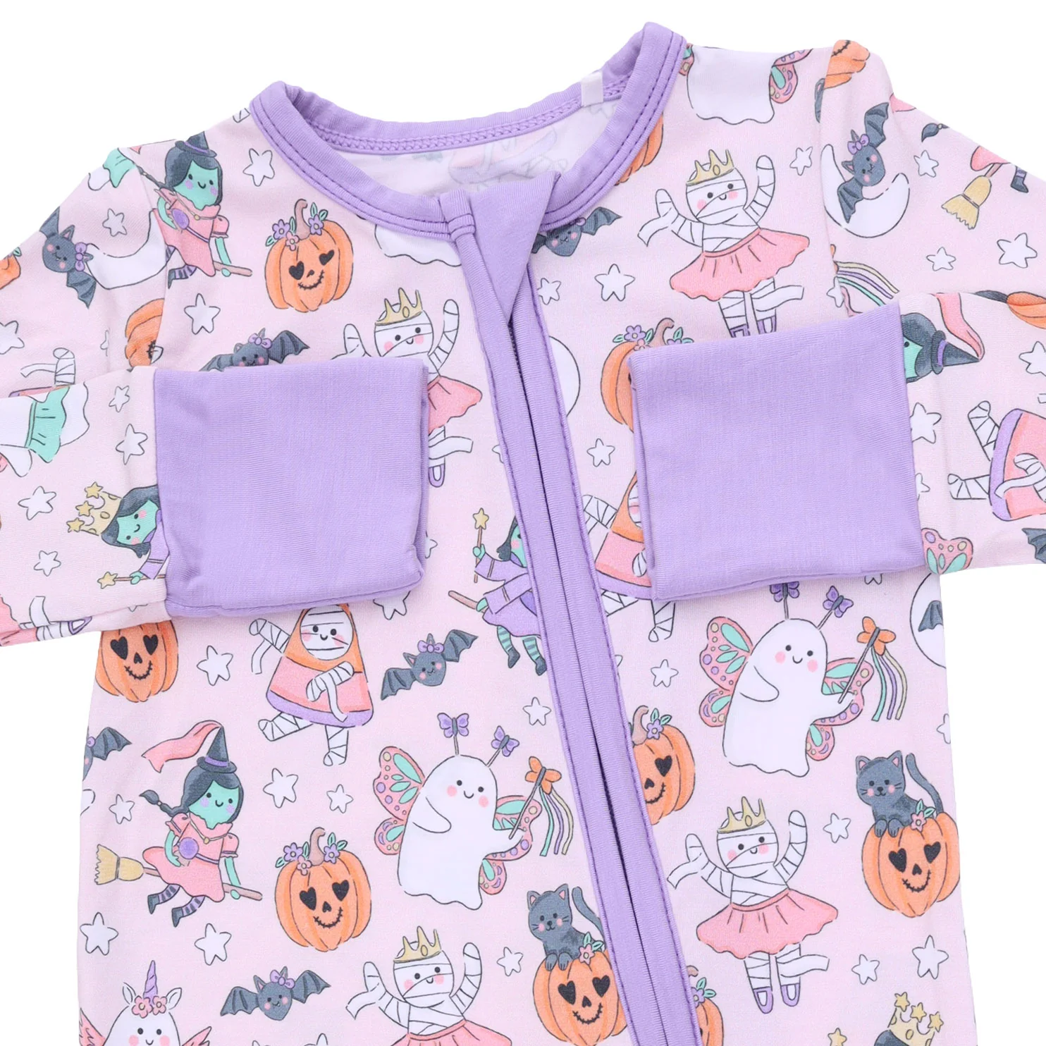 Halloween Monster Dress Up Pink - Convertible Romper - Image 3
