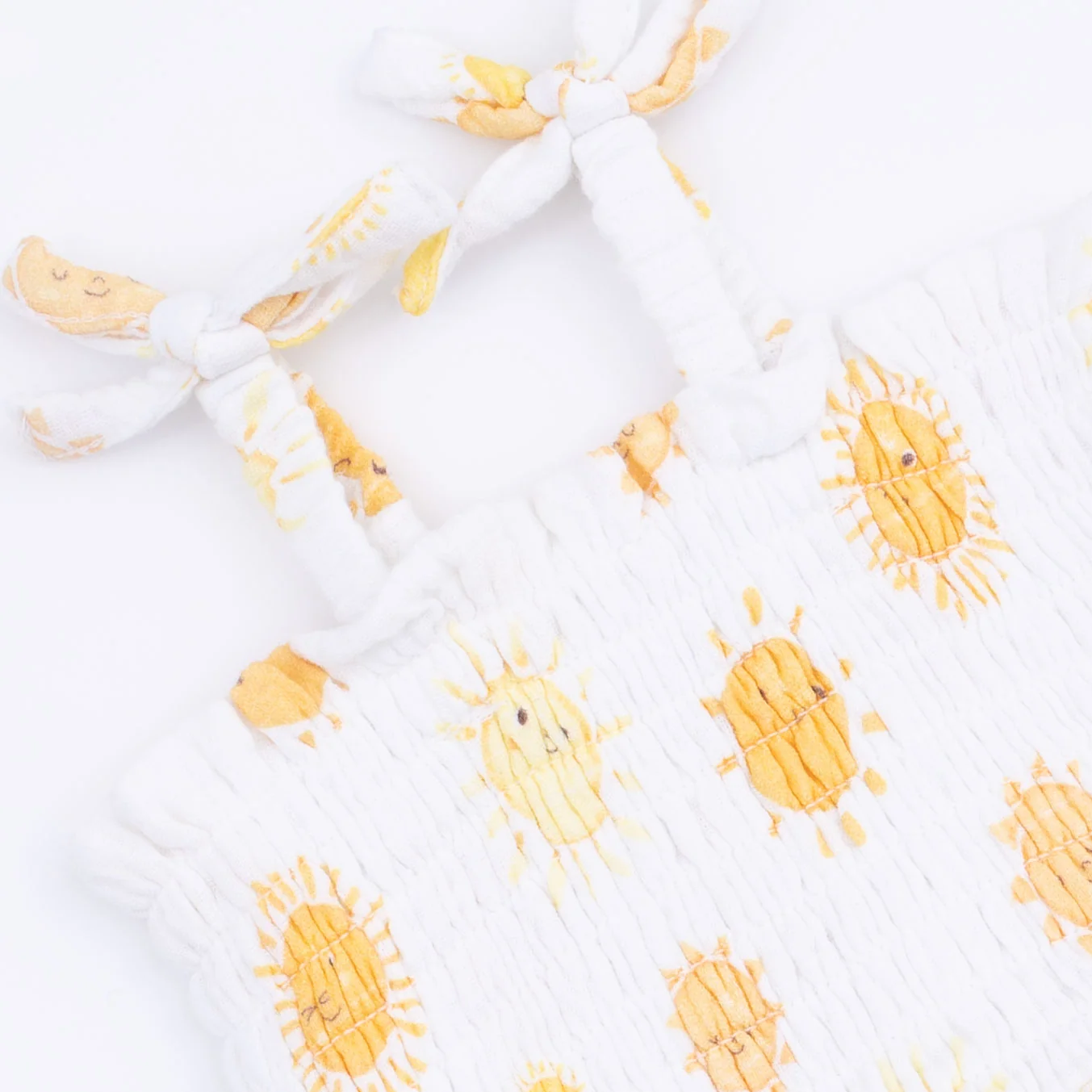Happy Suns - Smocked Bubble with Skirt - Image 3