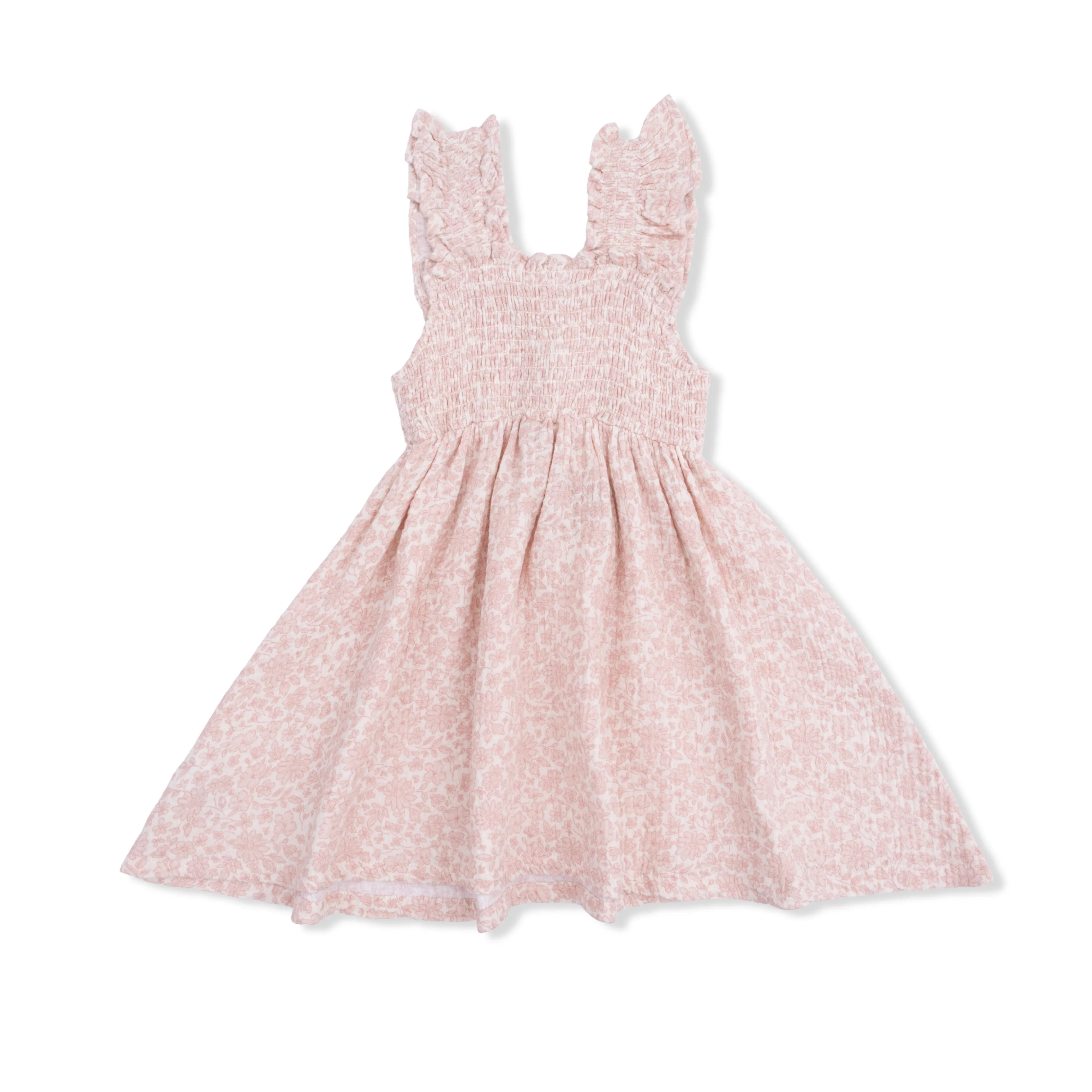 Harper Floral - Smocked Sundress with Bloomer - Image 4