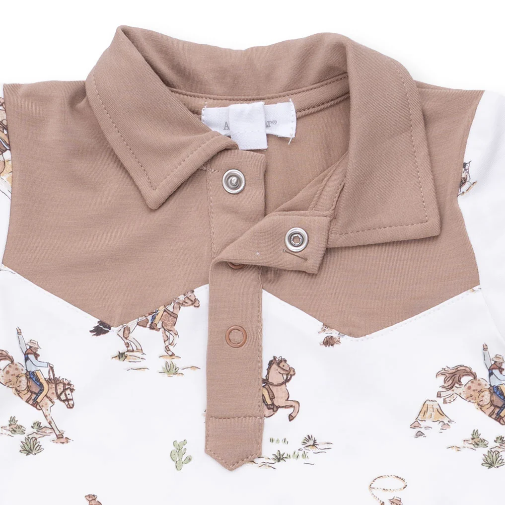 Horse Wrangler - Long Sleeve Cowboy Romper - Image 4