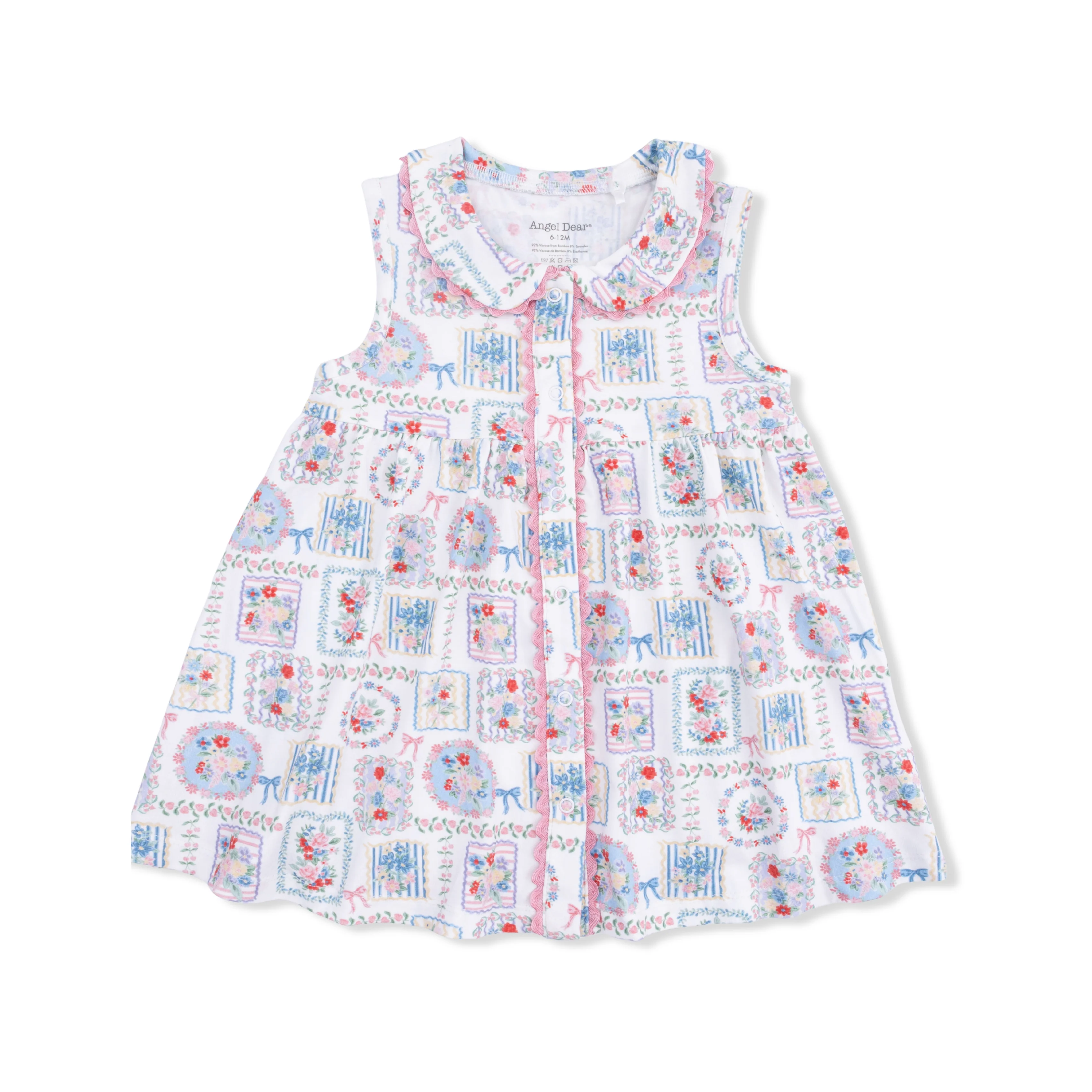 Julep's Floral Patchwork - Jill Dress Sleeveless with Bloomer - Image 3