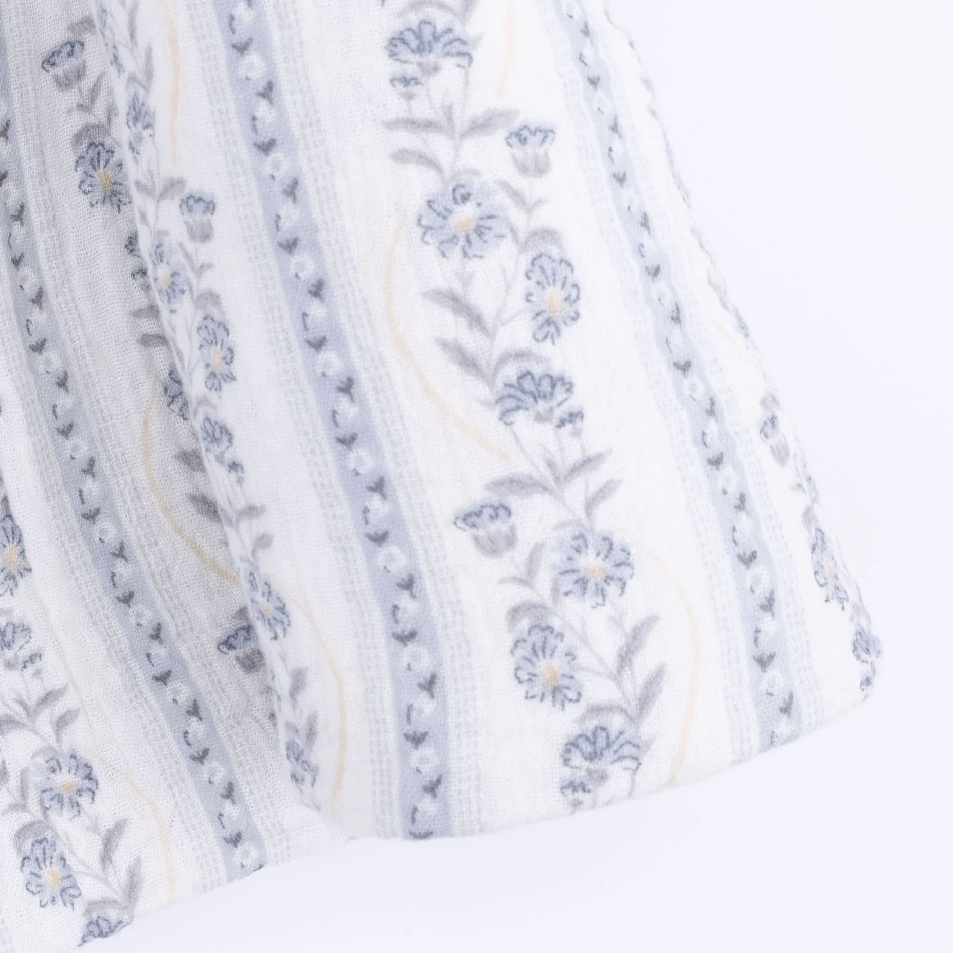 Kimberly Floral Stripe - Swaddle Blanket - Image 4