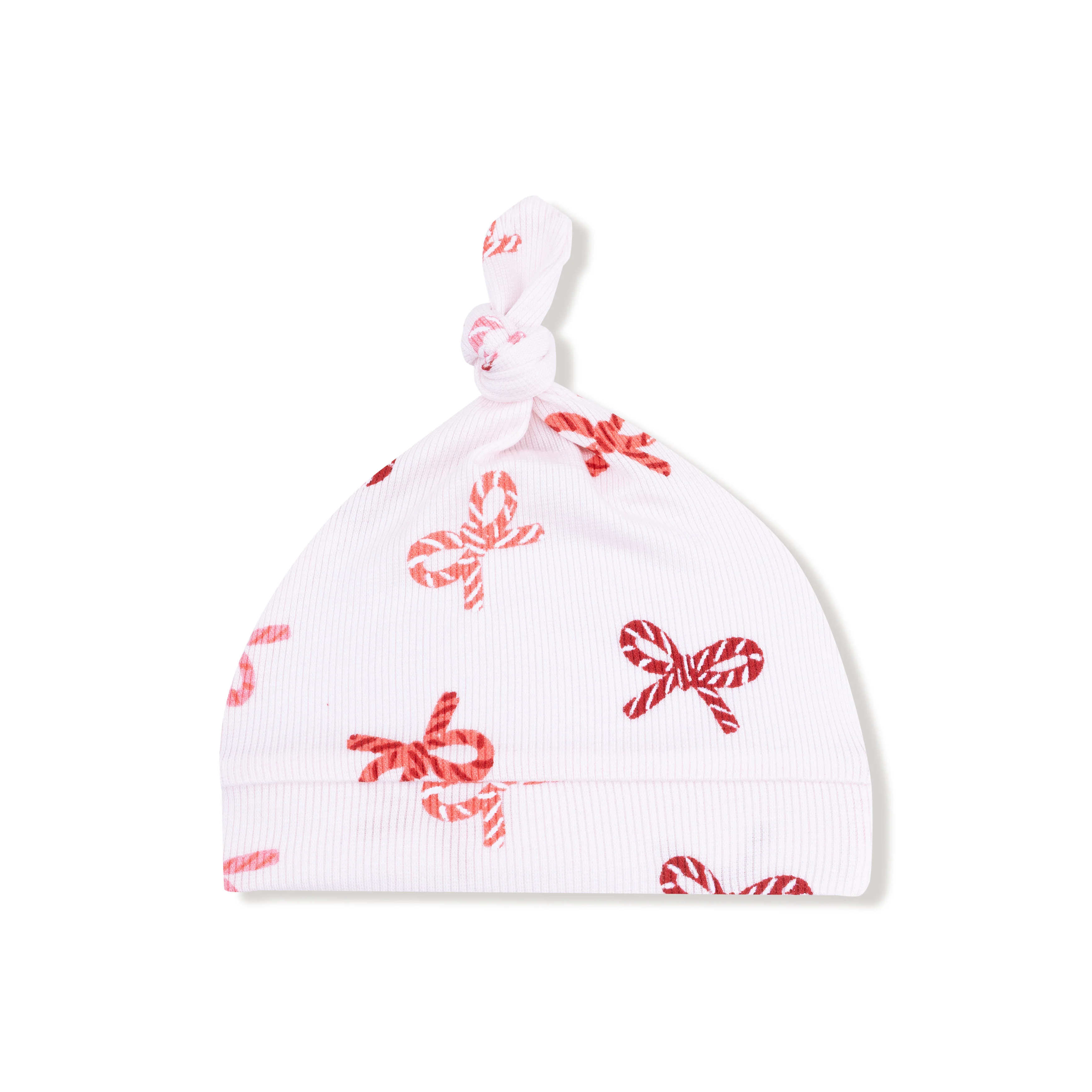Candy Cane Bows - Knotted Hat