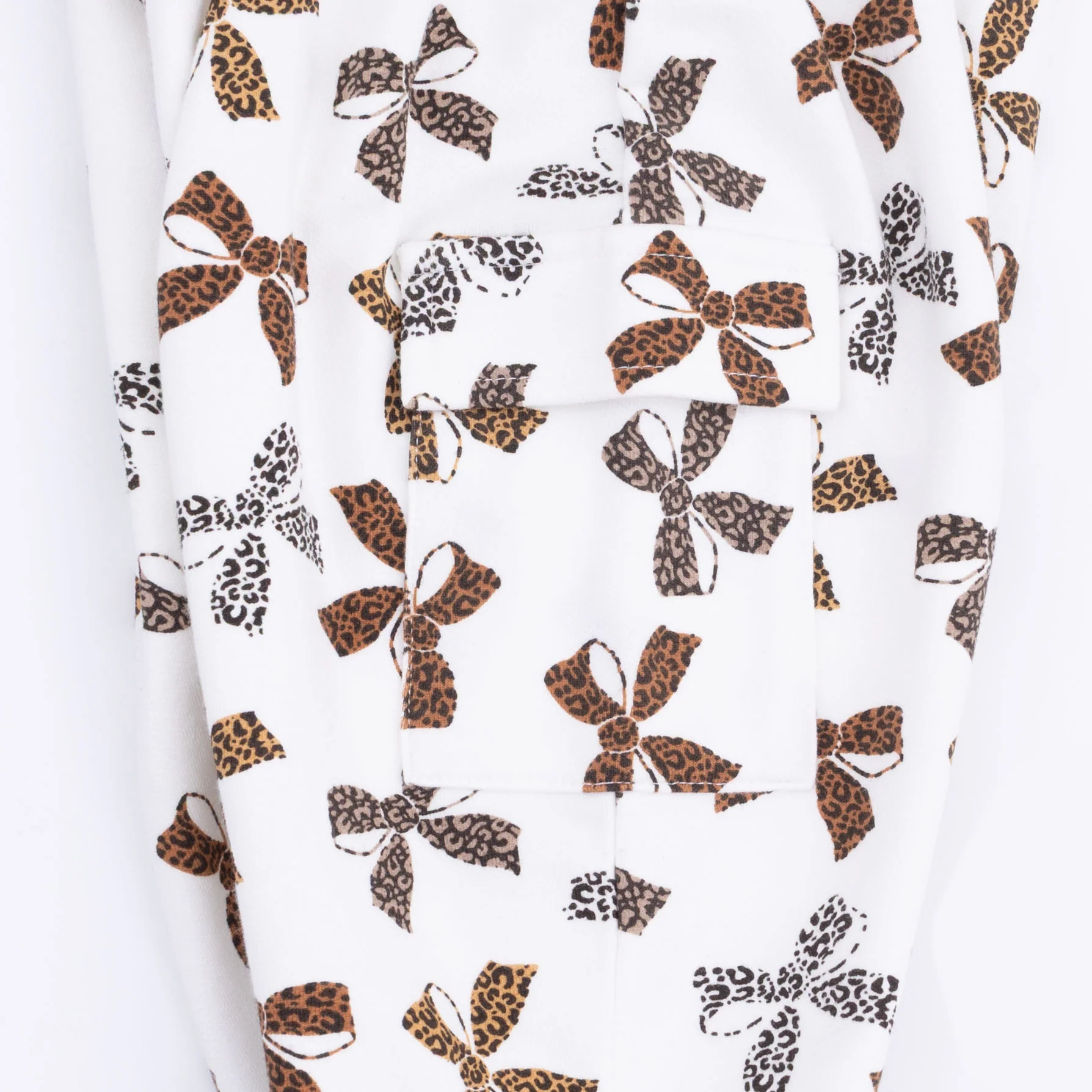 Leopard French Terry - Fashion Cargo Pants - Image 3