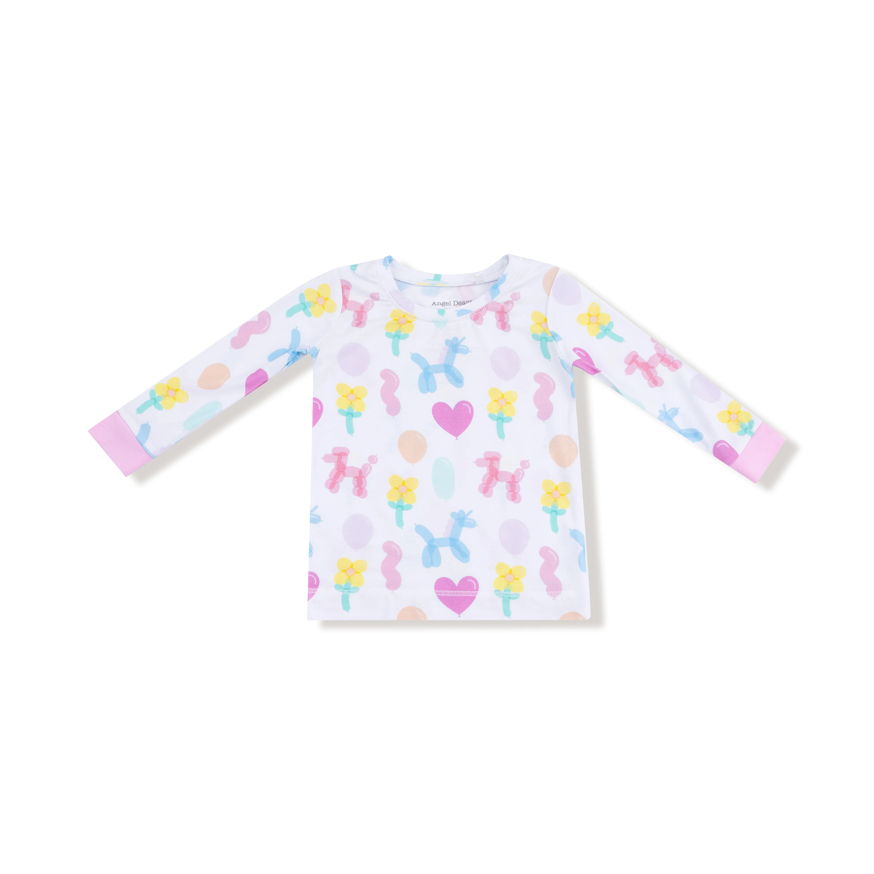 Balloon Animals - Pink - Long Sleeve Loungewear Set - Image 4