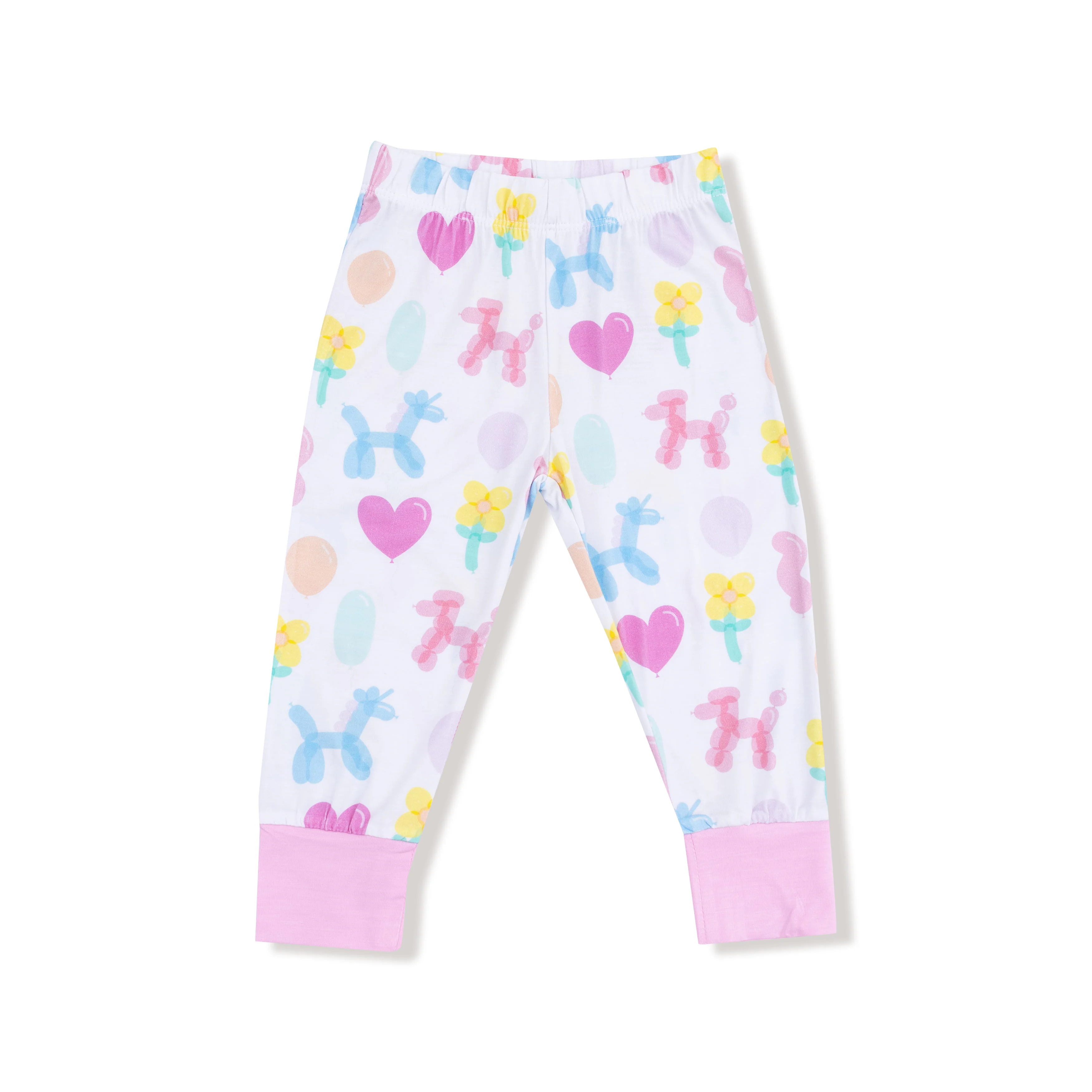 Balloon Animals - Pink - Long Sleeve Loungewear Set - Image 5