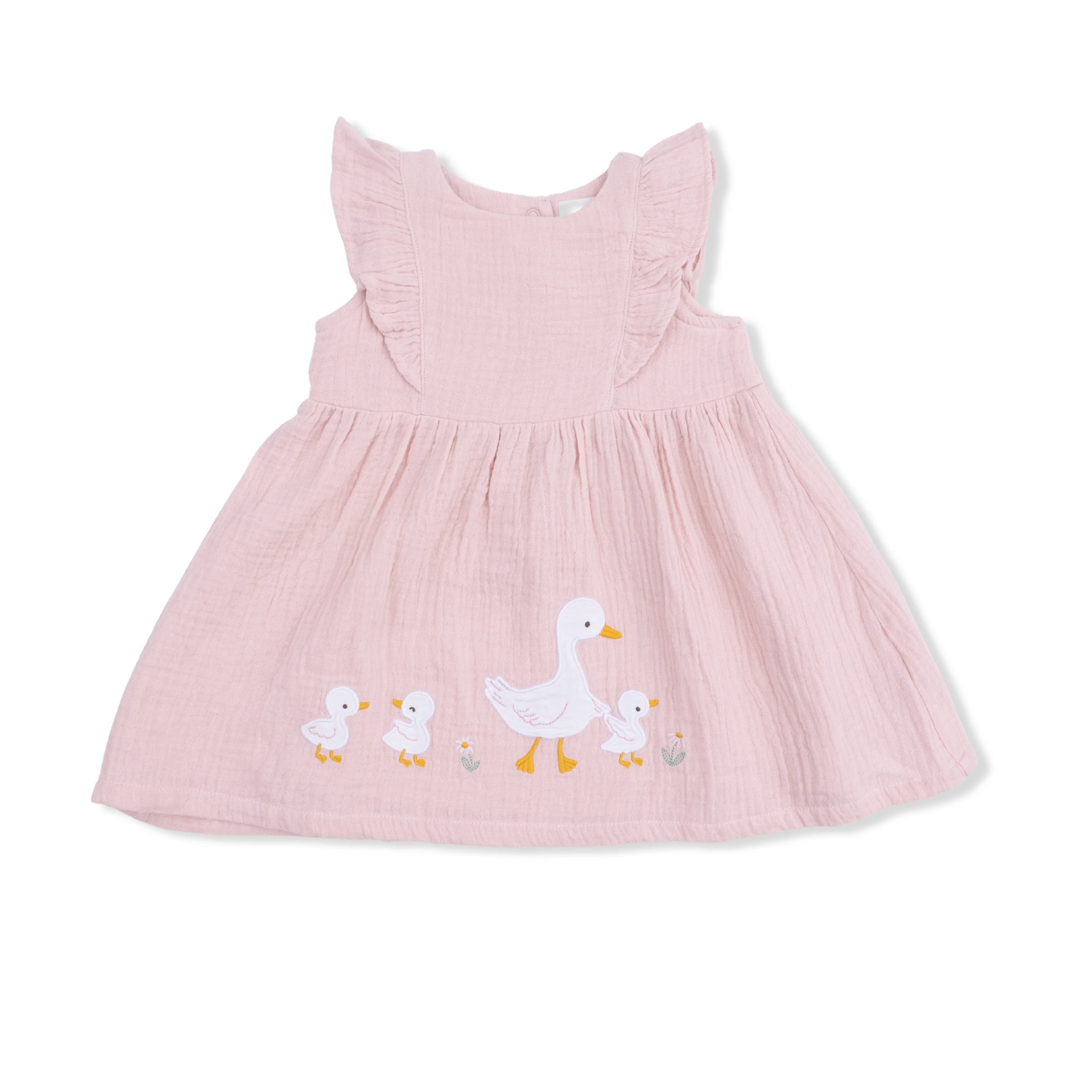 Lotus Flower Ducklings - Ruffle Sleeve Dress and Bloomer - Image 3