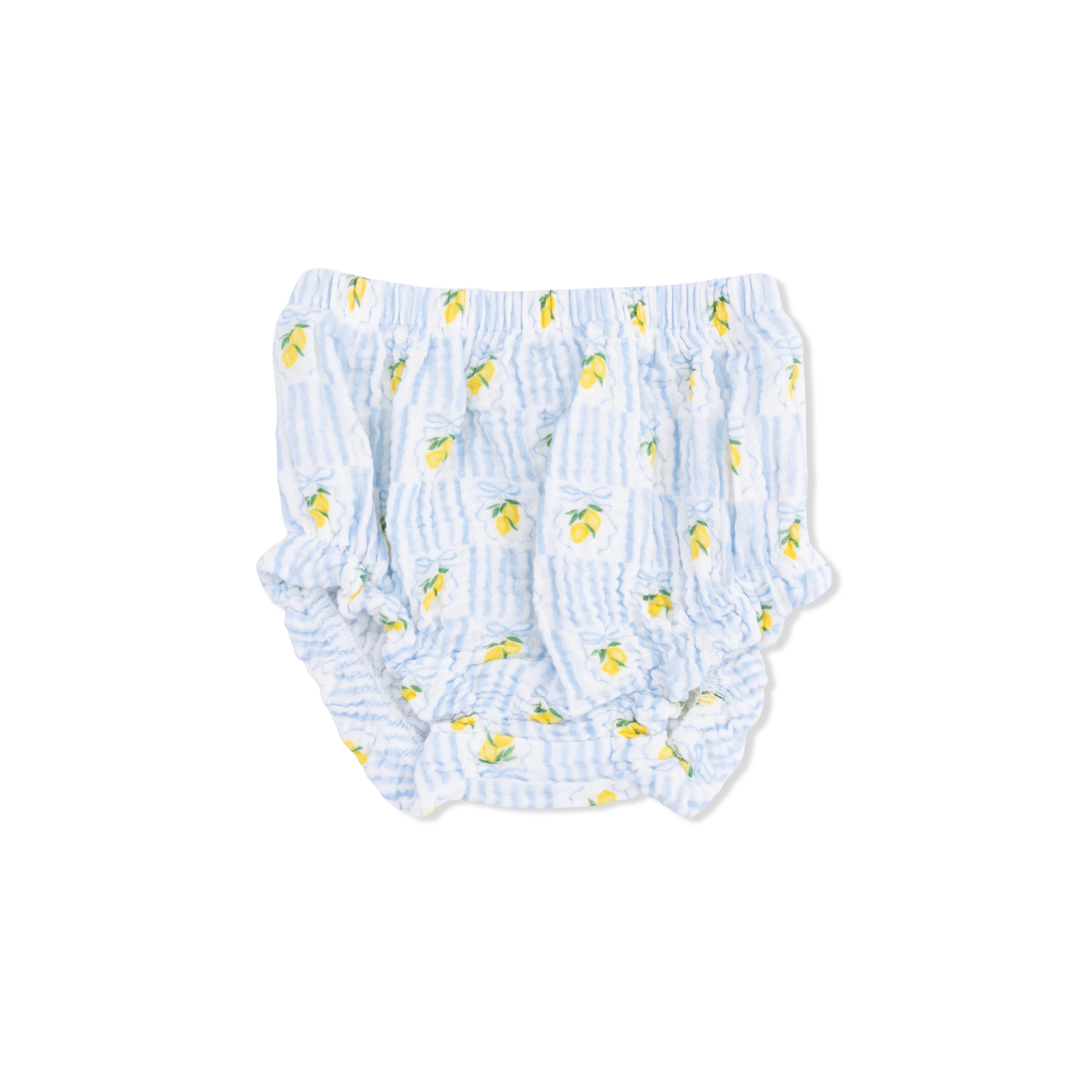 Lovely Lemons - Smocked Top with Bloomer & Sun Hat Set - Image 4