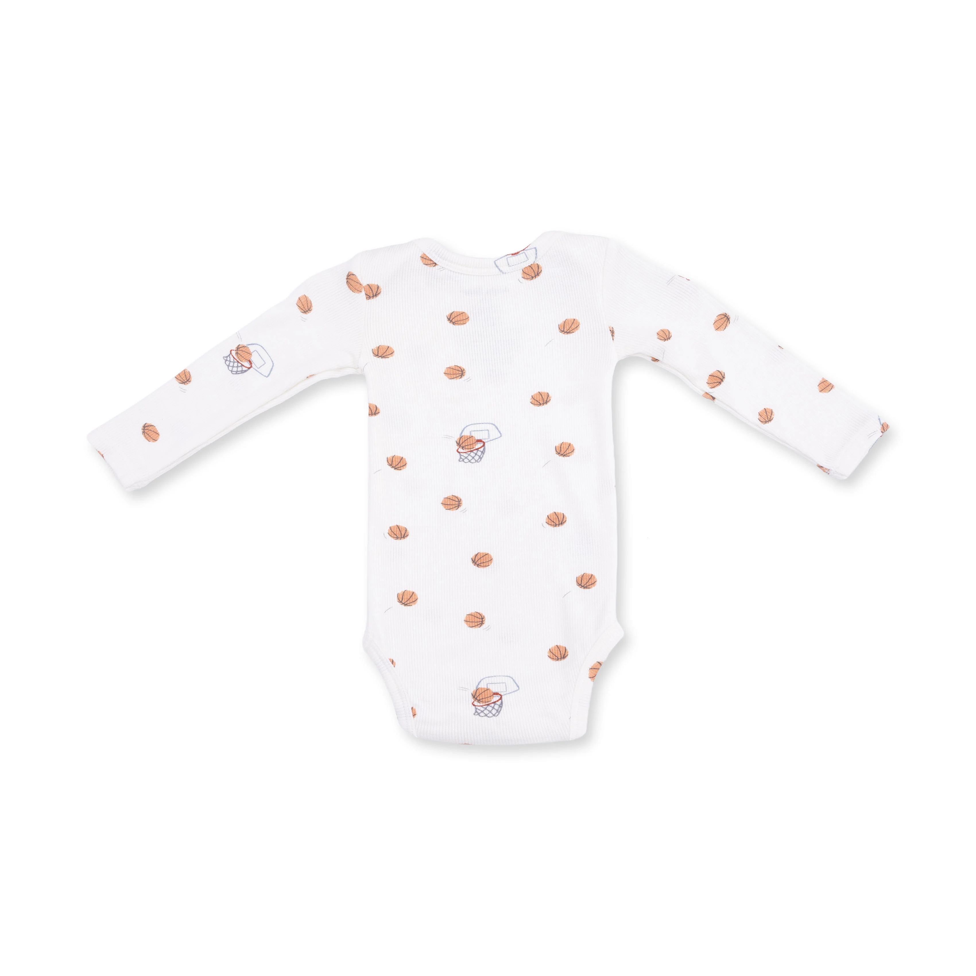 Mini Basketballs - Long Sleeve Bodysuit - Image 2
