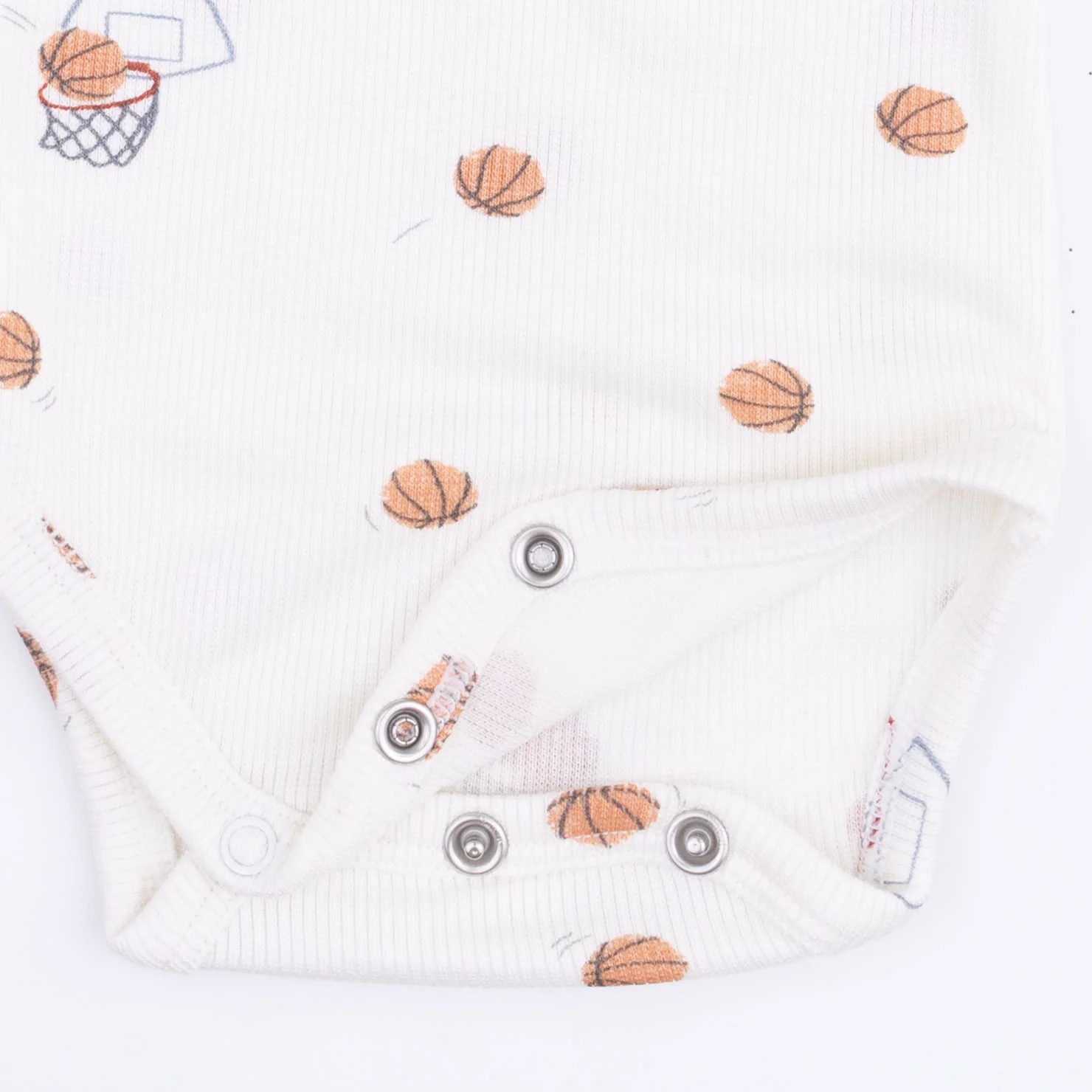 Mini Basketballs - Long Sleeve Bodysuit - Image 3