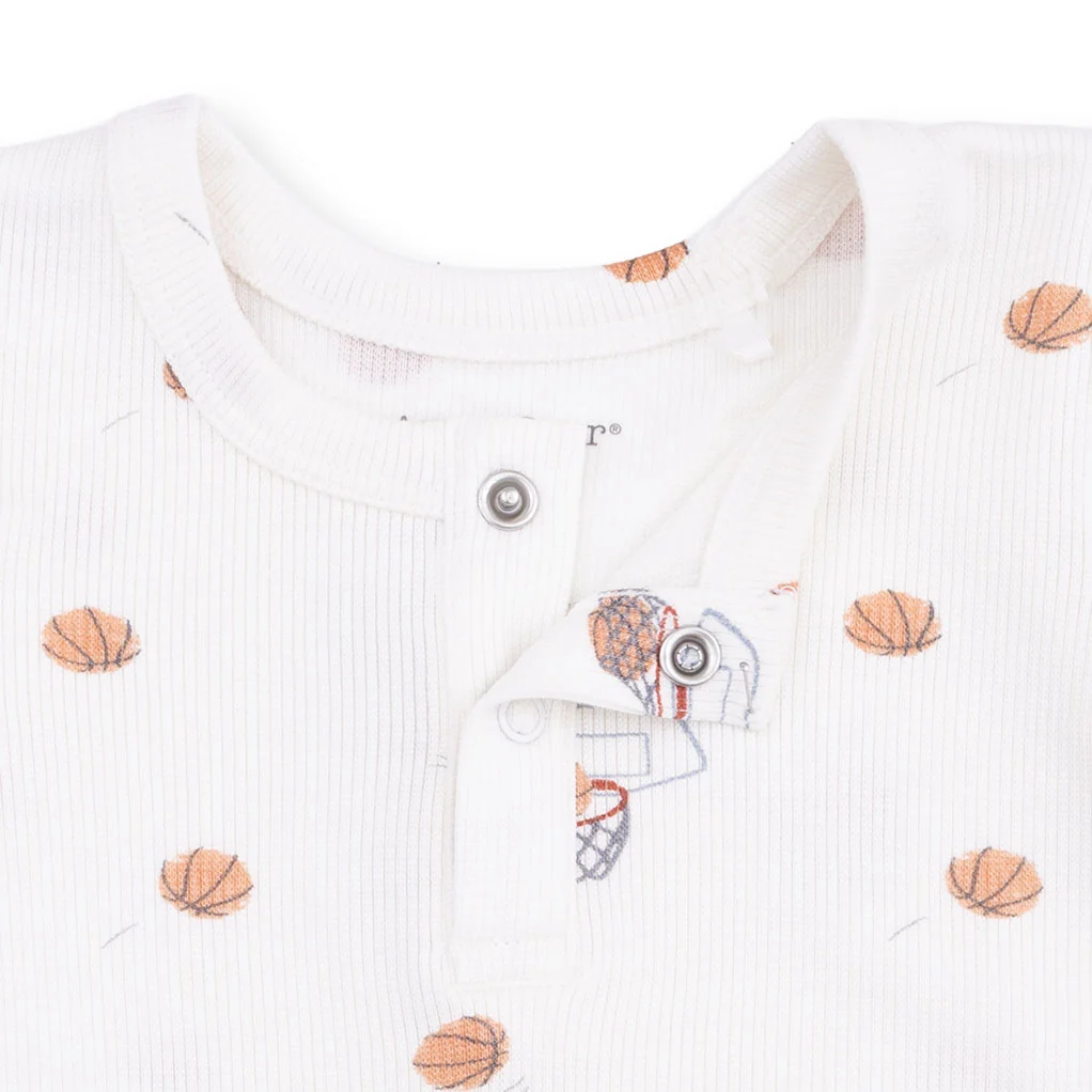 Mini Basketballs - Long Sleeve Henley Play Set - Image 4