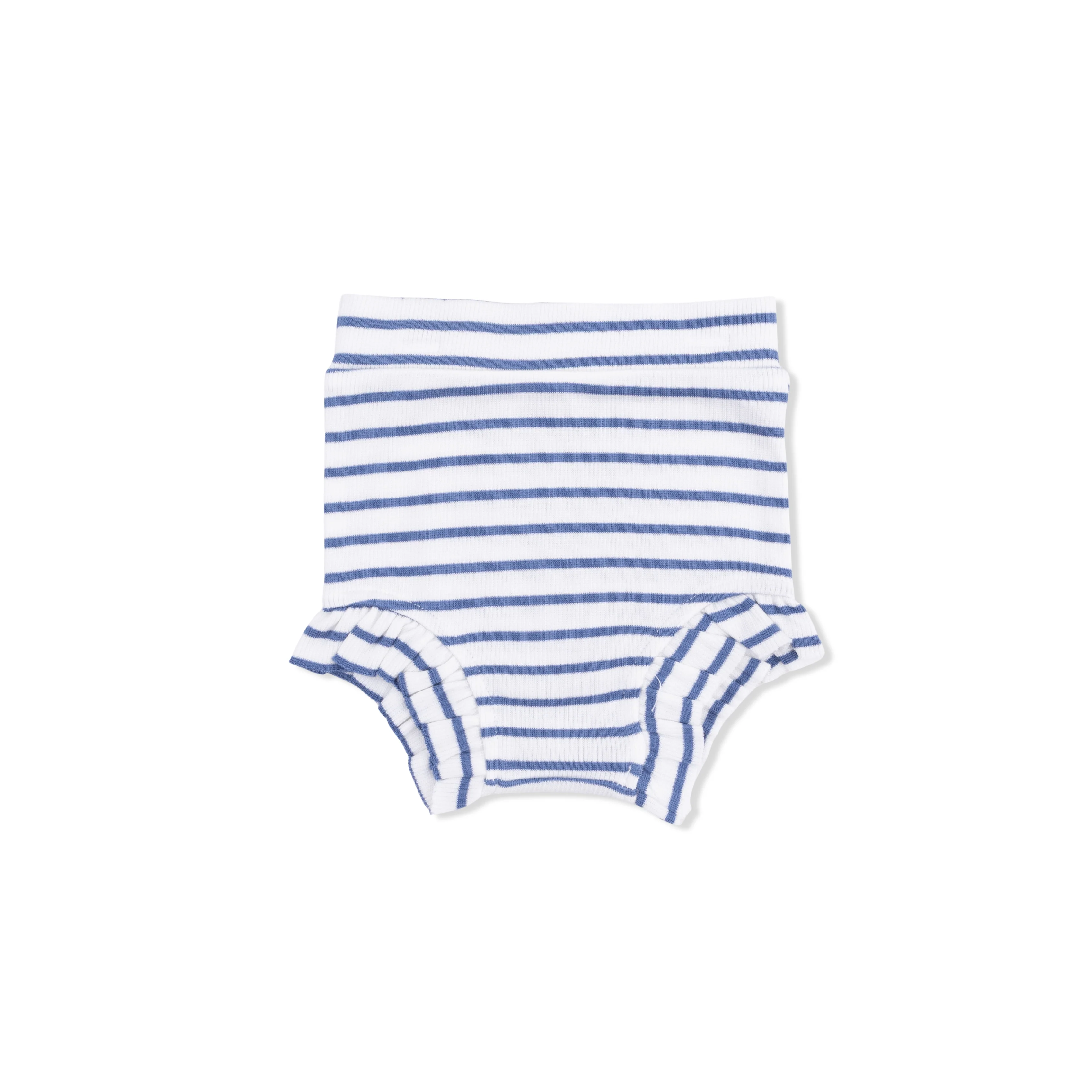 Navy Stripe - Tank Top & High Waisted Short - Image 4