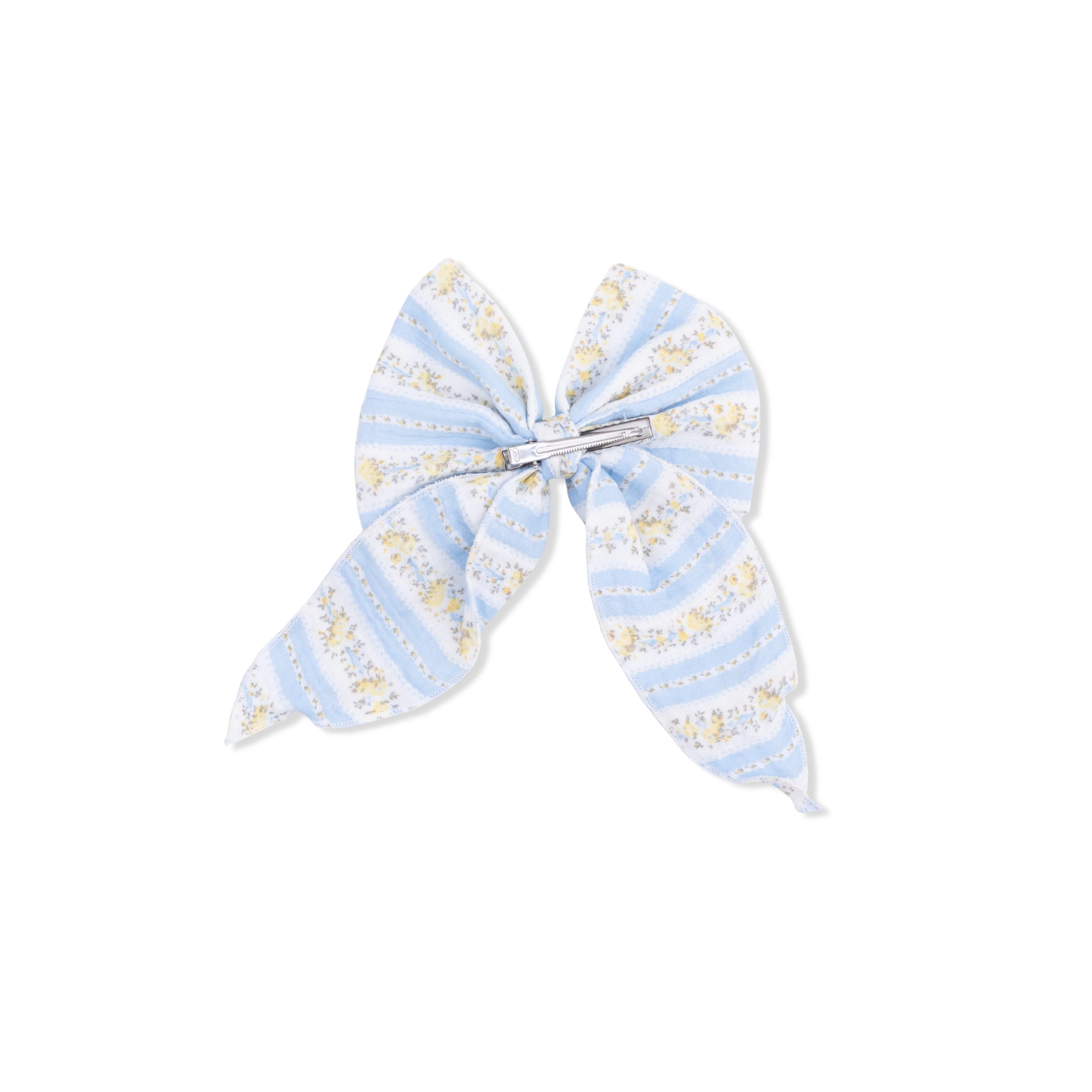 Odalys Floral Stripe - Large Bow - Image 2