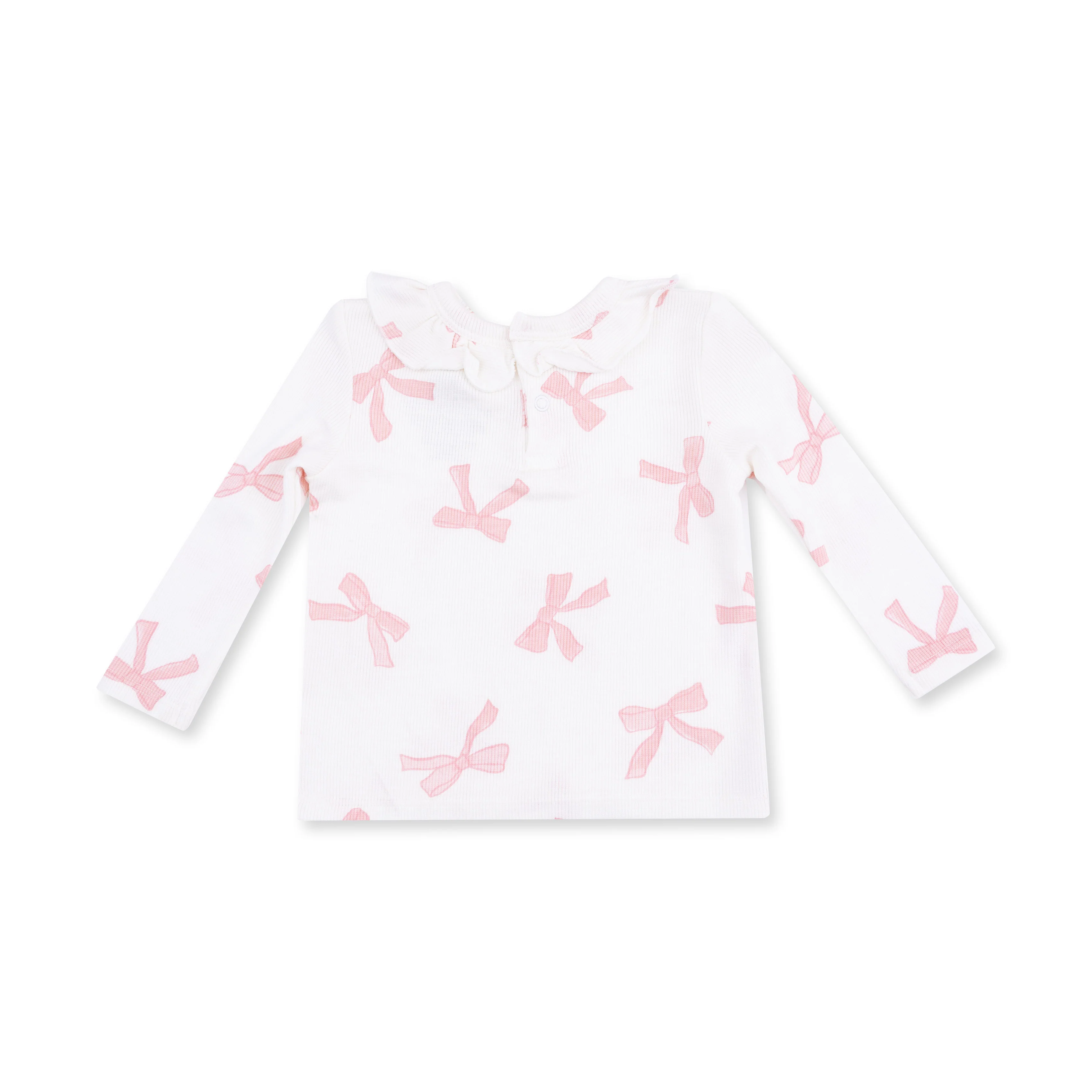 Pretty Bows - Long Sleeve Ruffle Top and Pant - Image 4