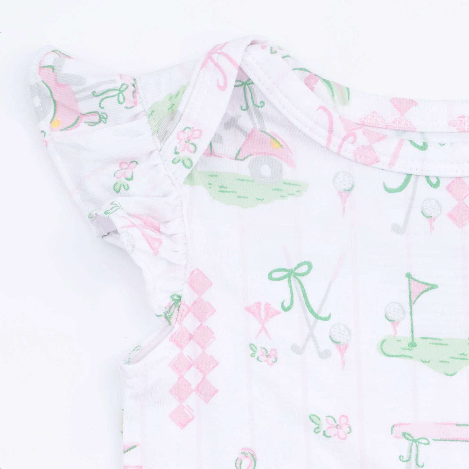 Pretty Golf - Ruffle Sleeve Bodysuit - Image 3
