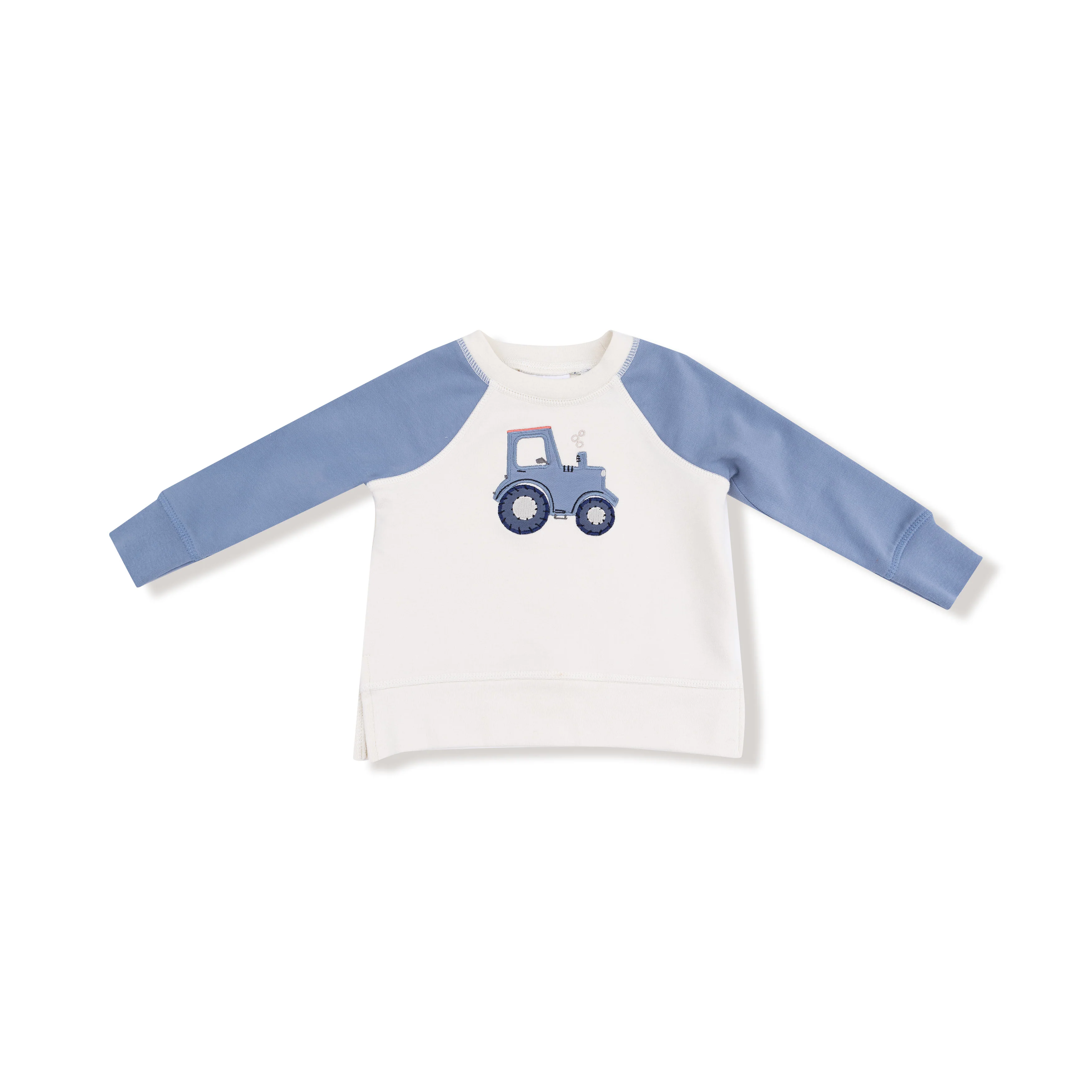 Mini Tractors - Raglan Sweatshirt and Jogger Set - Image 3