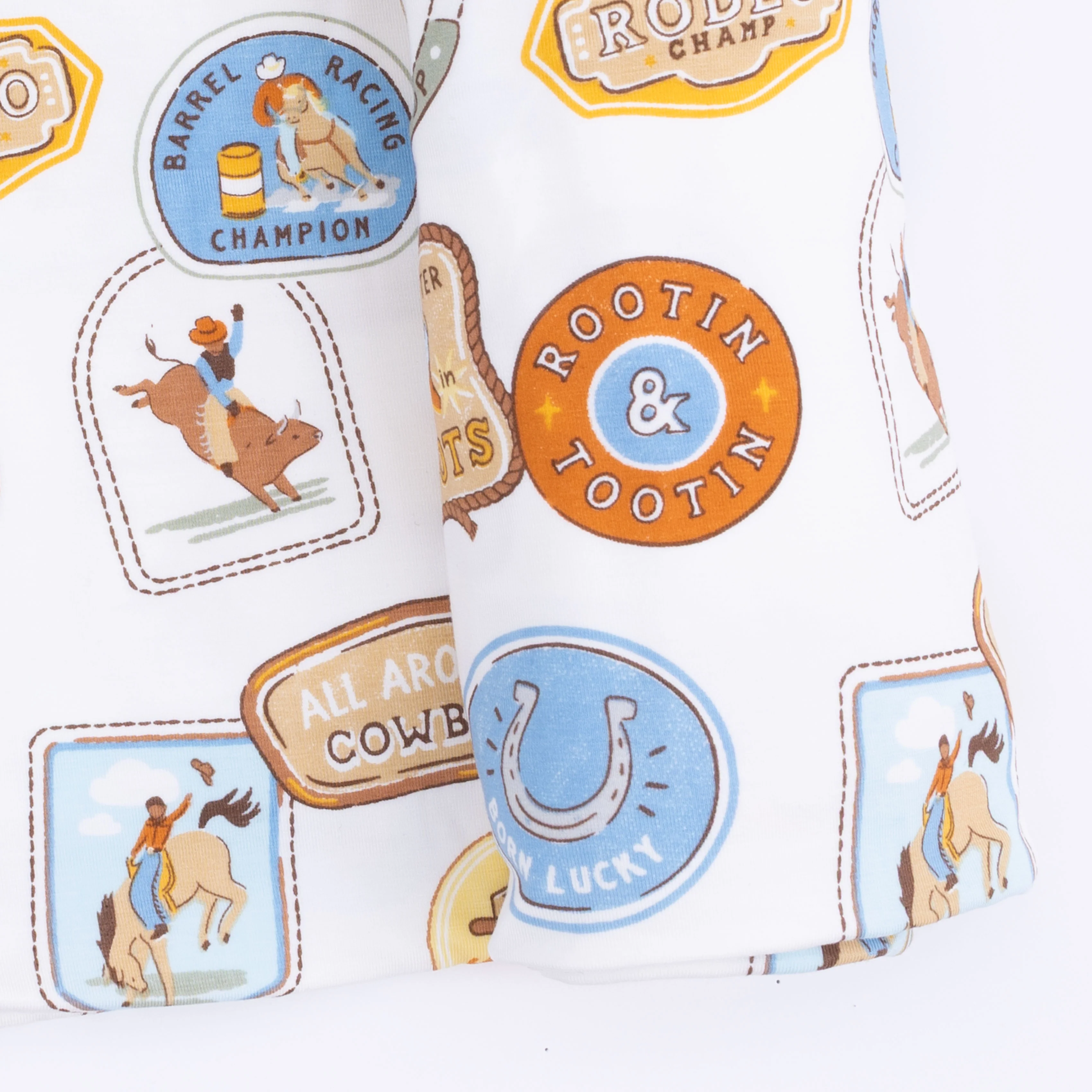 Rodeo Patches Uni - Swaddle Blanket - Image 4