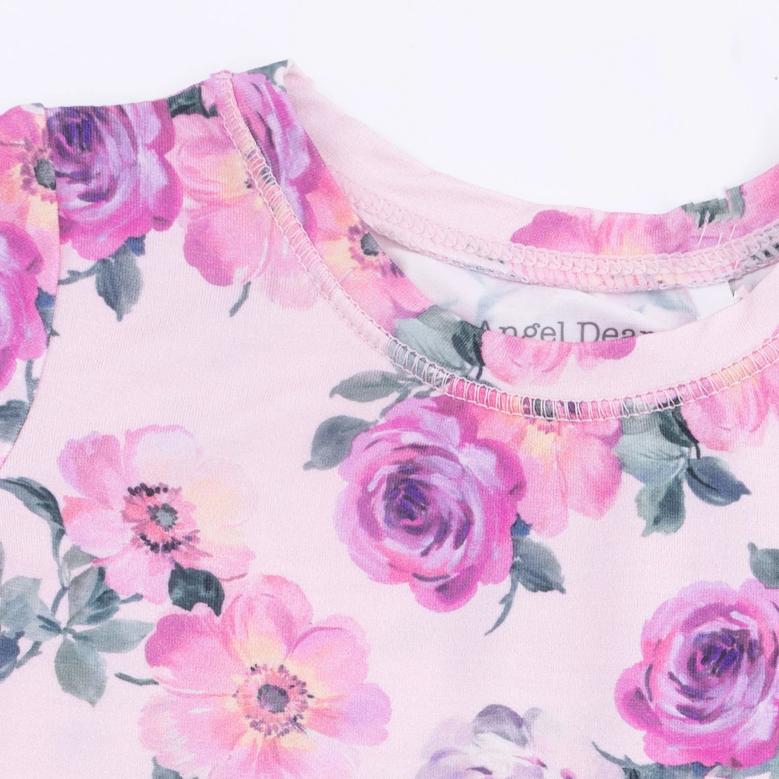 Rose Abundance - Short Sleeve Loungewear Set - Image 5