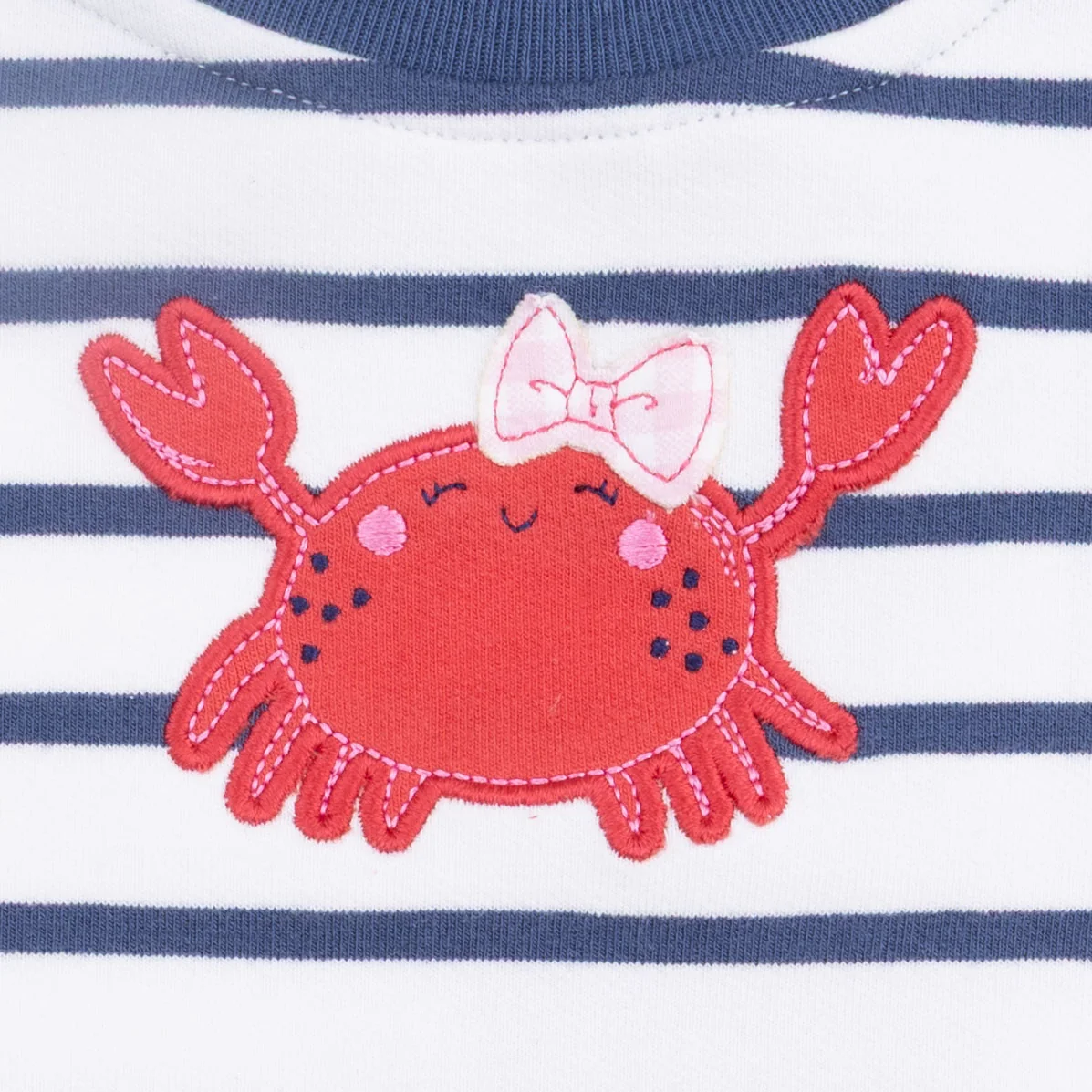 Sailor Sea Creatures Appliques - Sweatshirt Bubble Stripe - Image 3