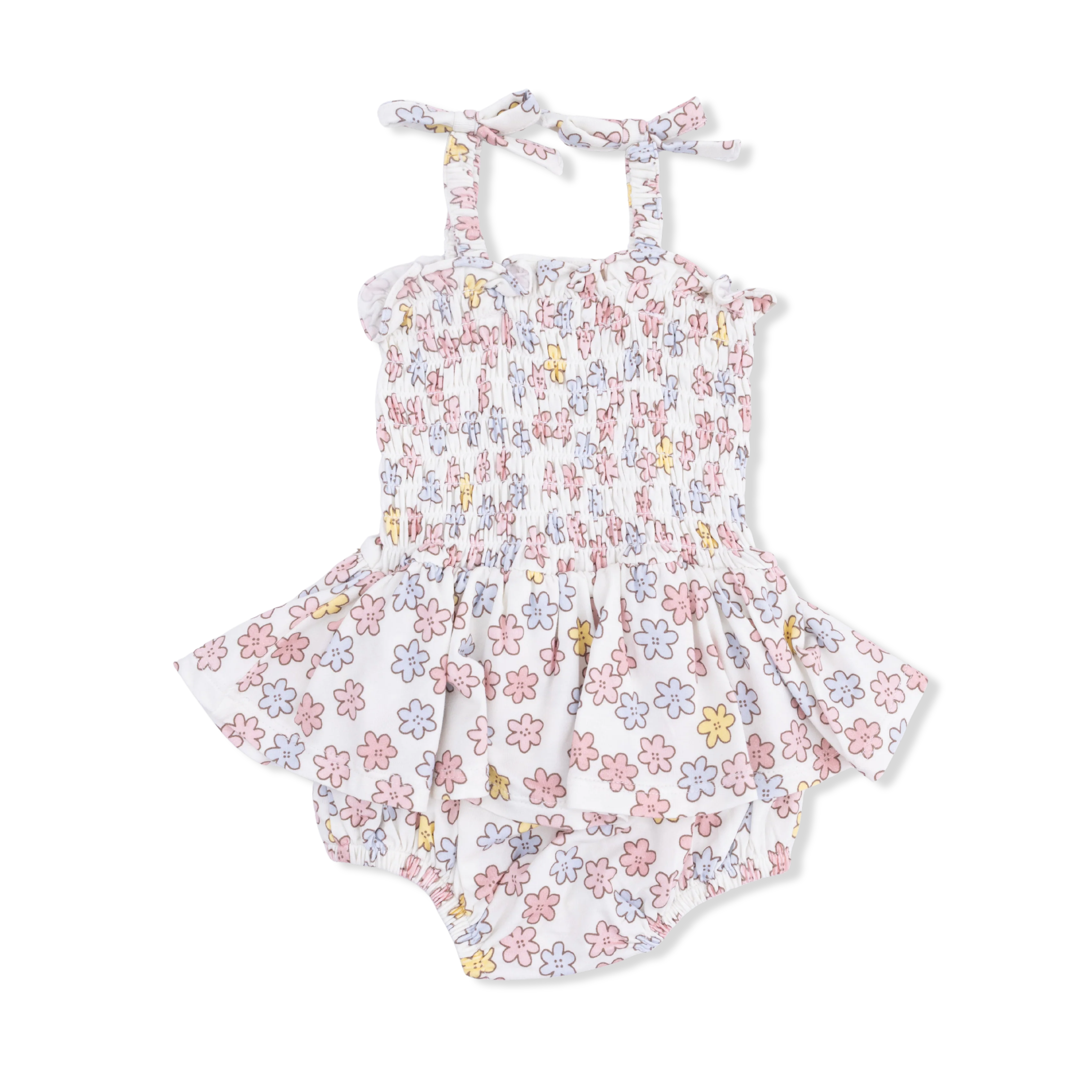 Sarah Floral - Smocked Bubble with Skirt - Image 3