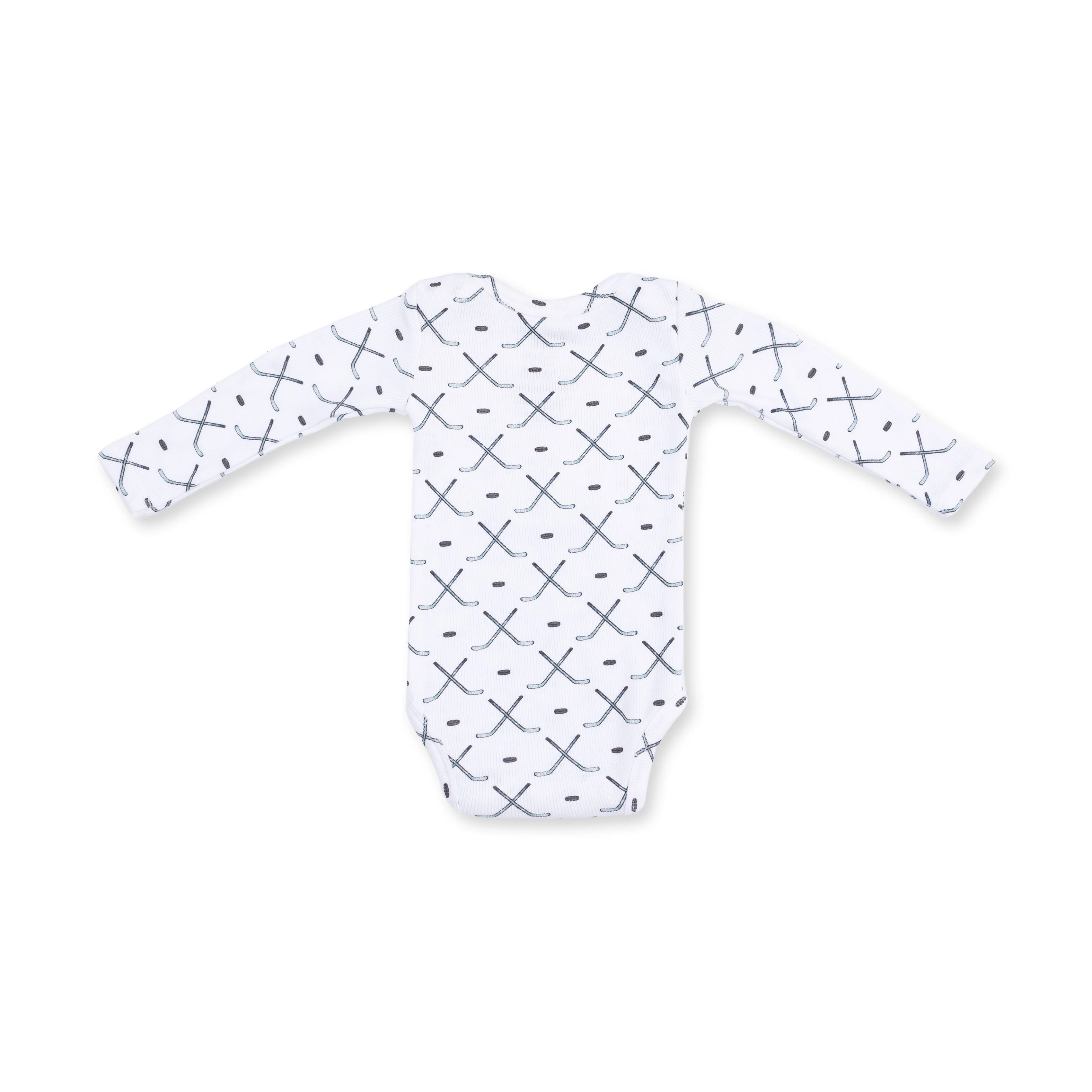 Simple Hockey - Long Sleeve Bodysuit - Image 2