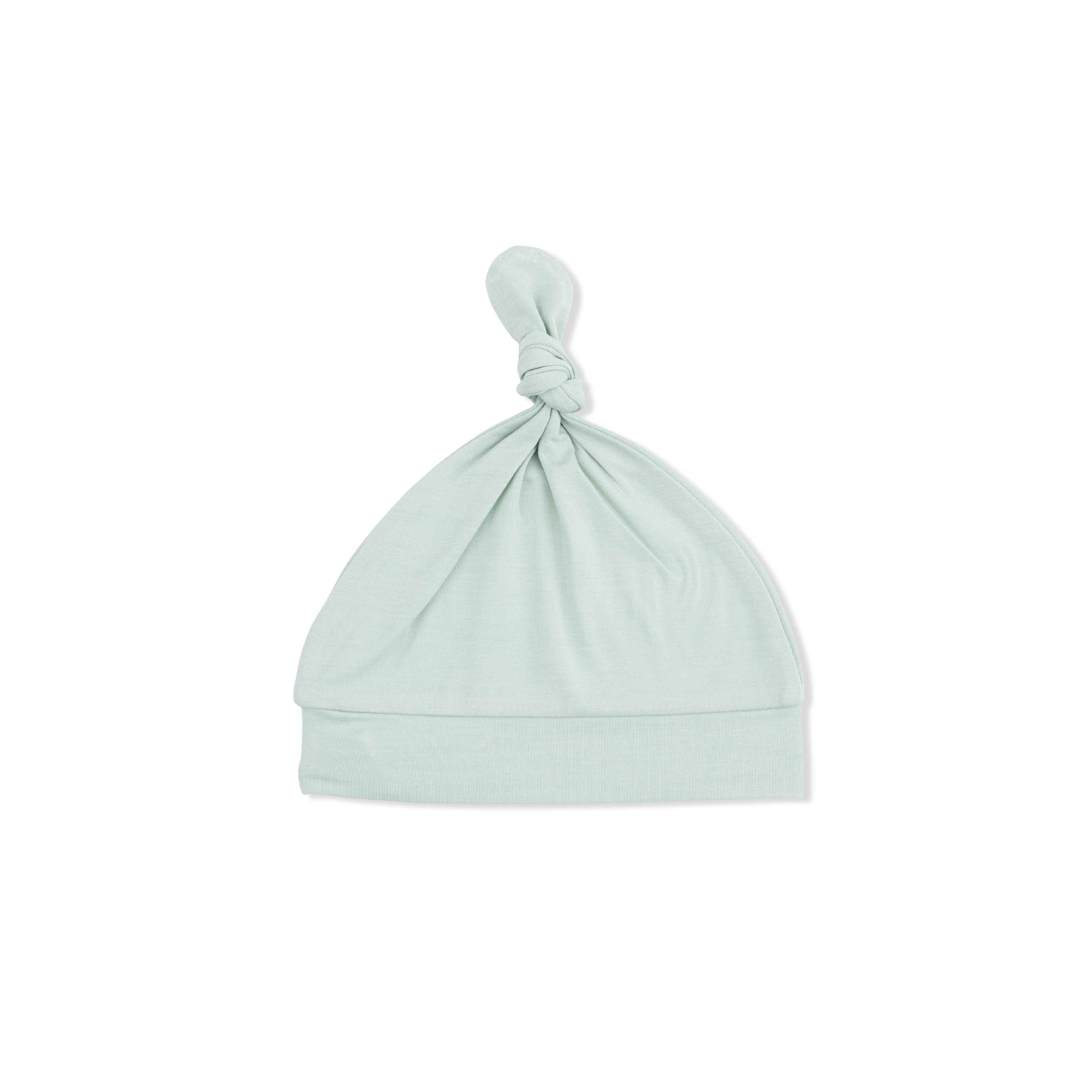 Solid Cameo Green - Knotted Hat
