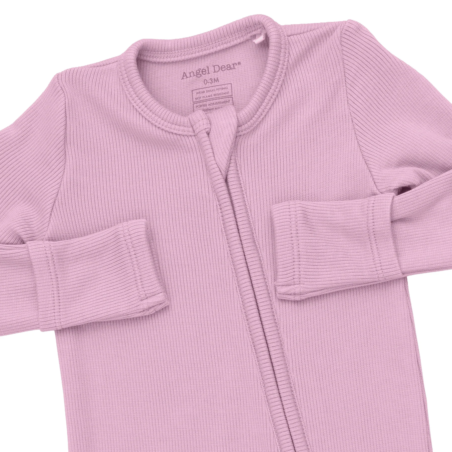 Solid Lilas - 2 Way Zipper Footie - Image 3