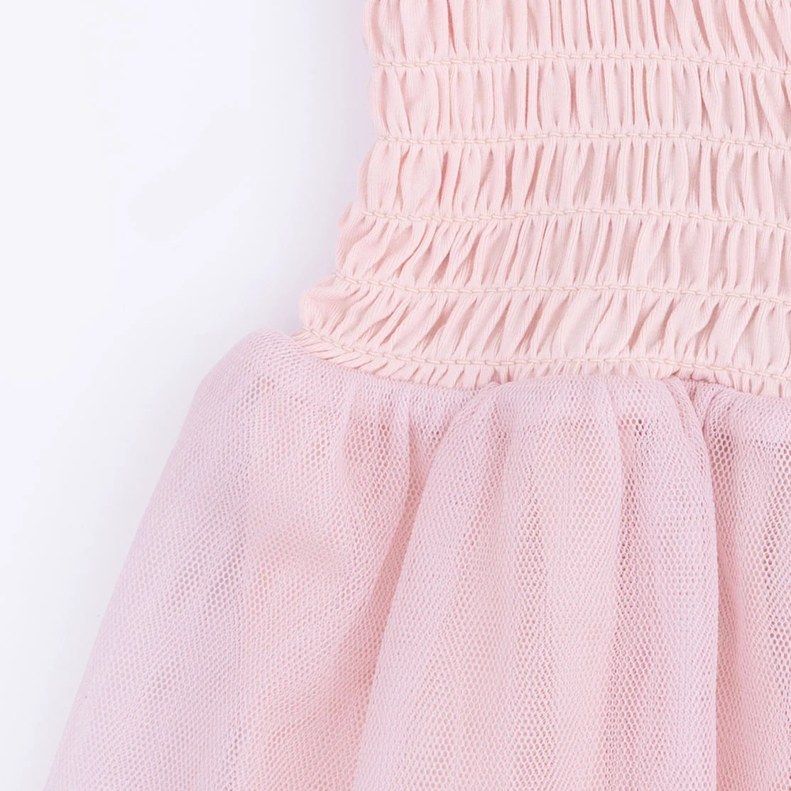 Solid Lotus - Long Sleeve Smocked Bubble with Tutu - Image 5