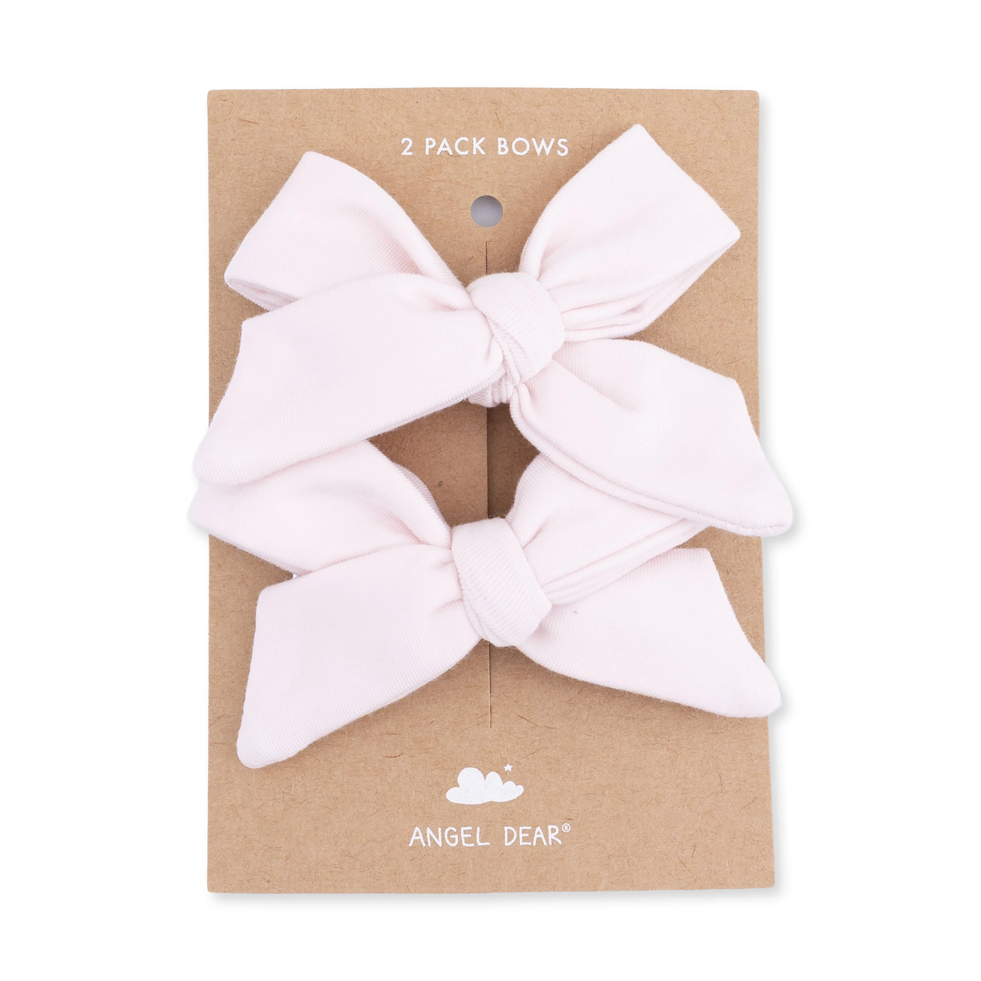Solid Mauve Morn - 2 Pack Bow Clips - Image 3