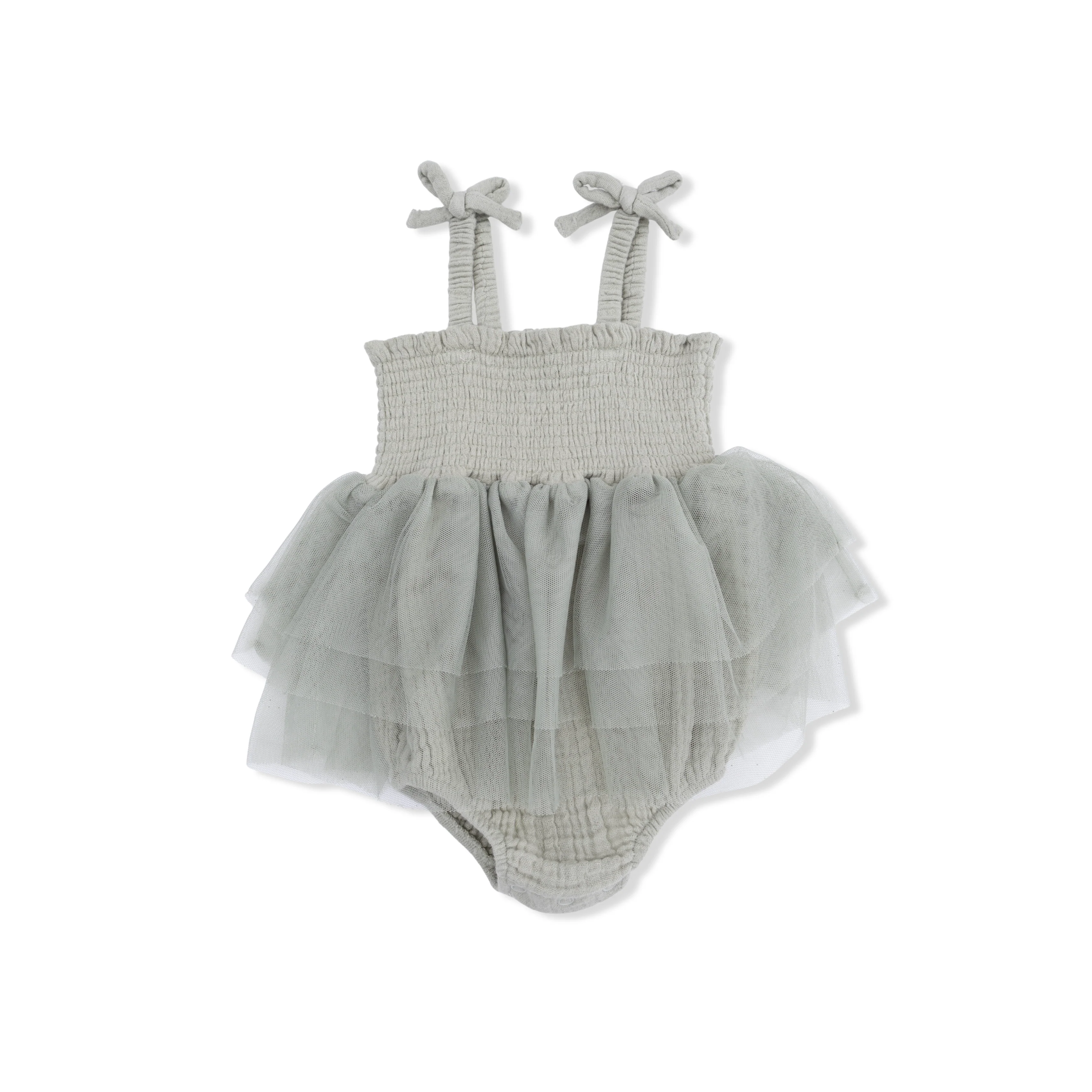 Solid Muslin Desert Green - Tutu Bubble - Image 3
