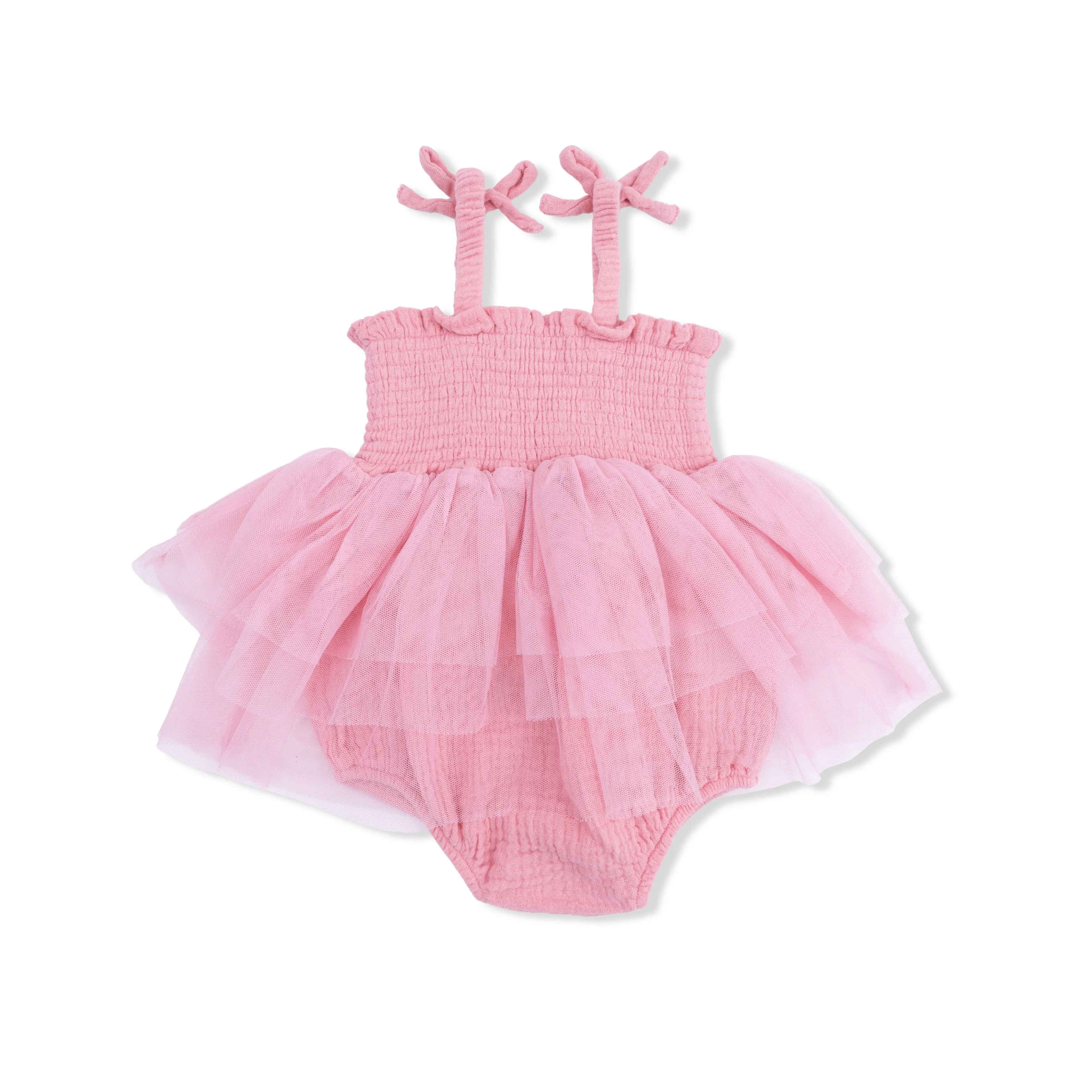 Solid Muslin Poignant Pink - Tutu Bubble - Image 3