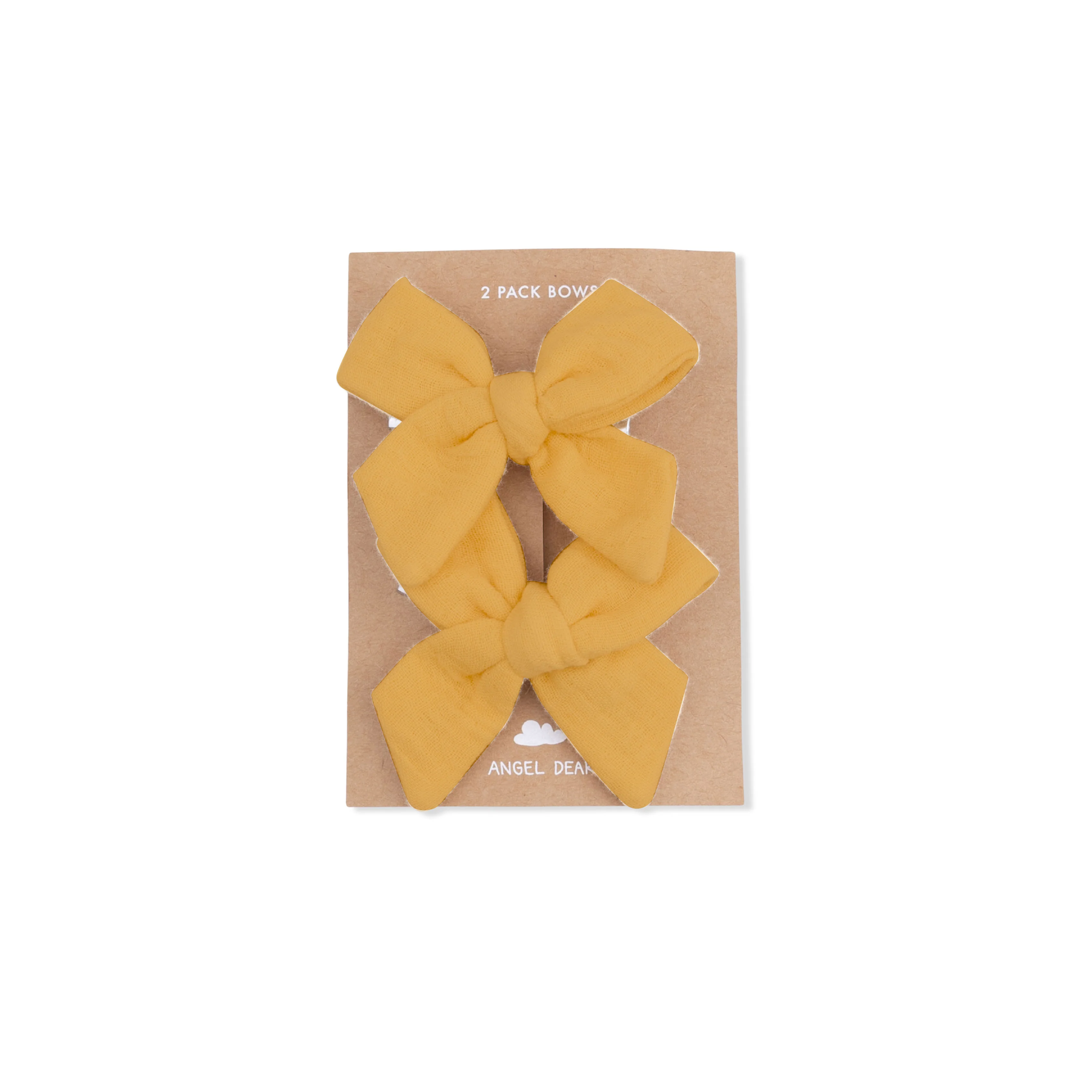 Baby Sunflower - 2 Pack Bow Clips - Image 3