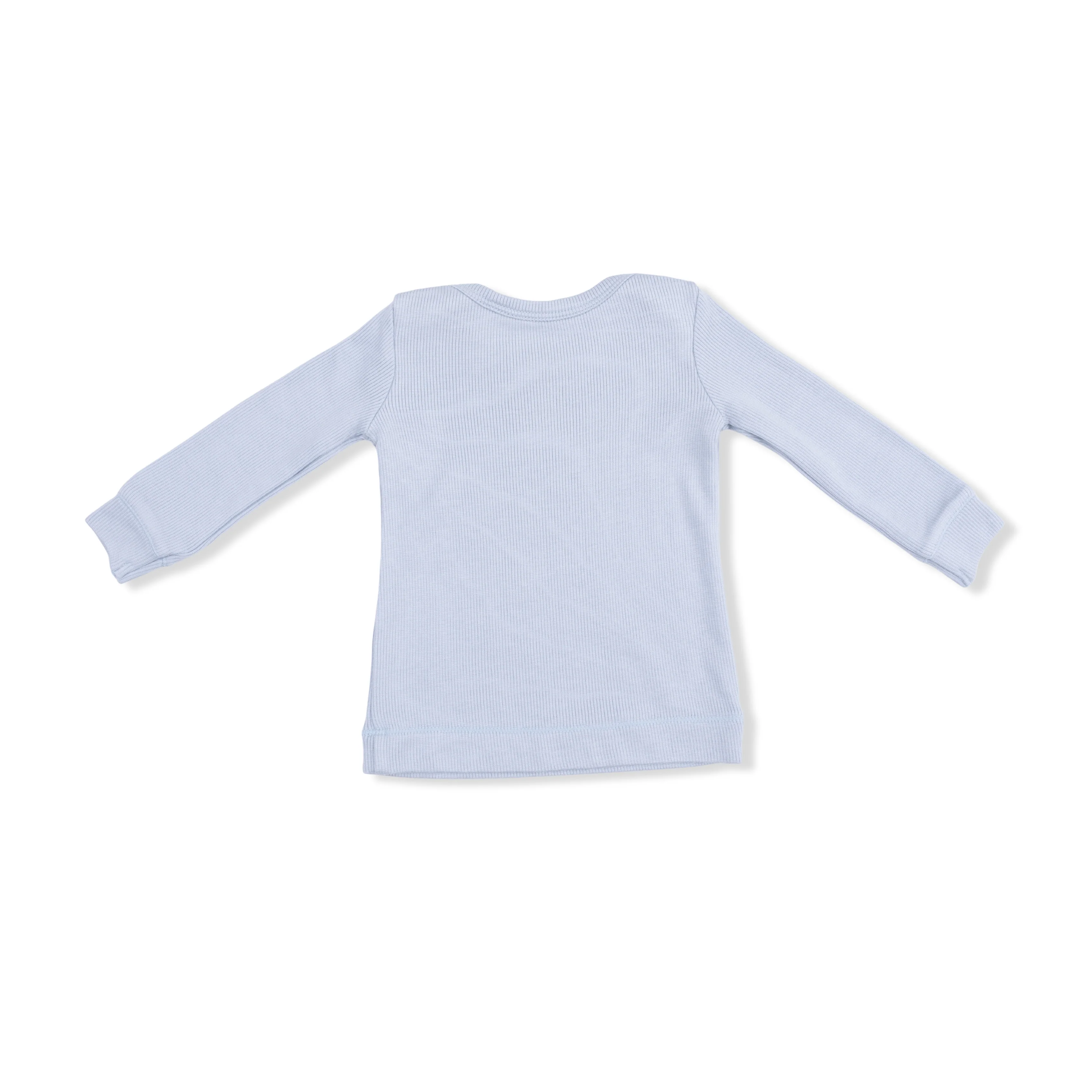 Solid Niagara Mist Rib - Loungewear Set - Image 3