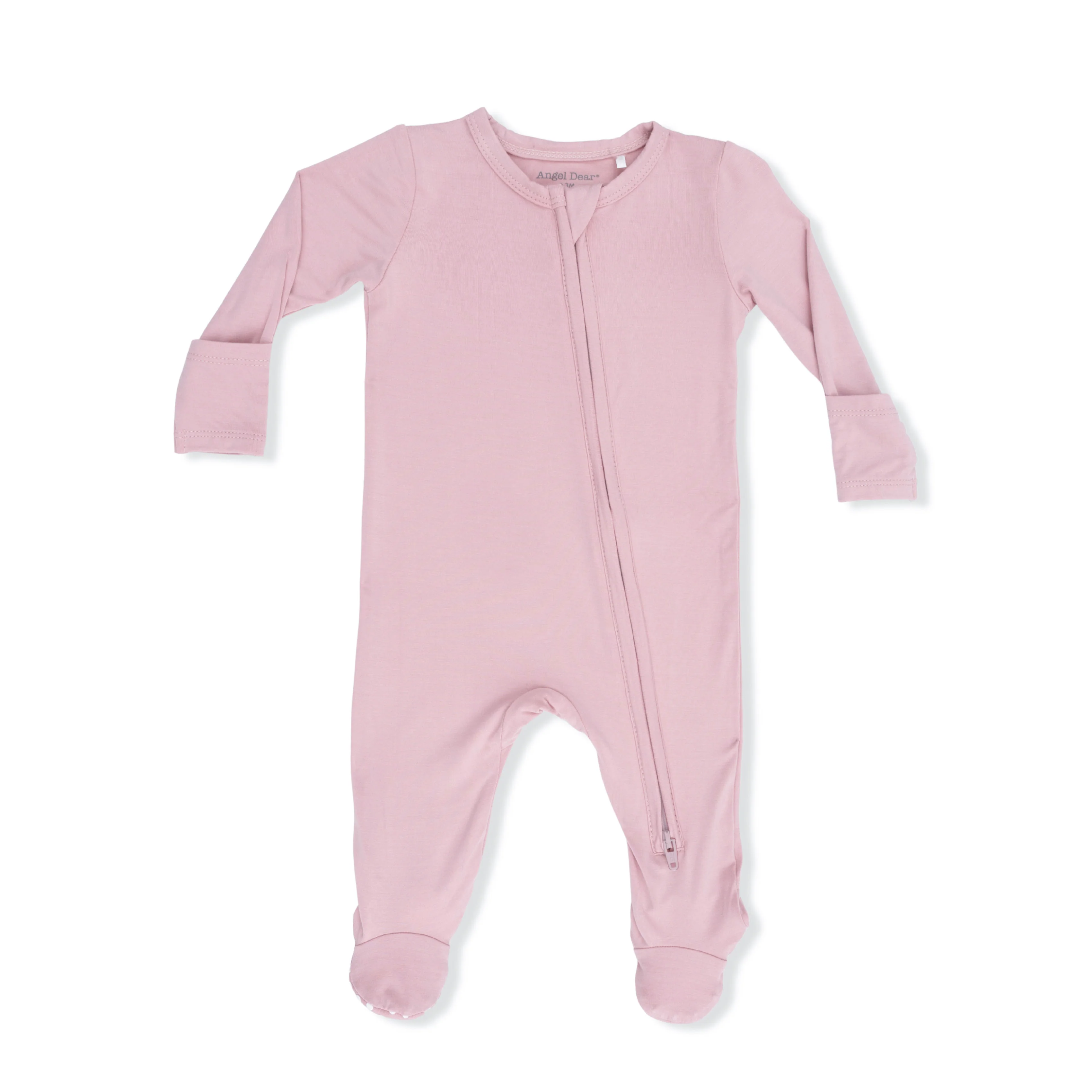 Solid Peachskin - 2 Way Zipper Footie - Image 2