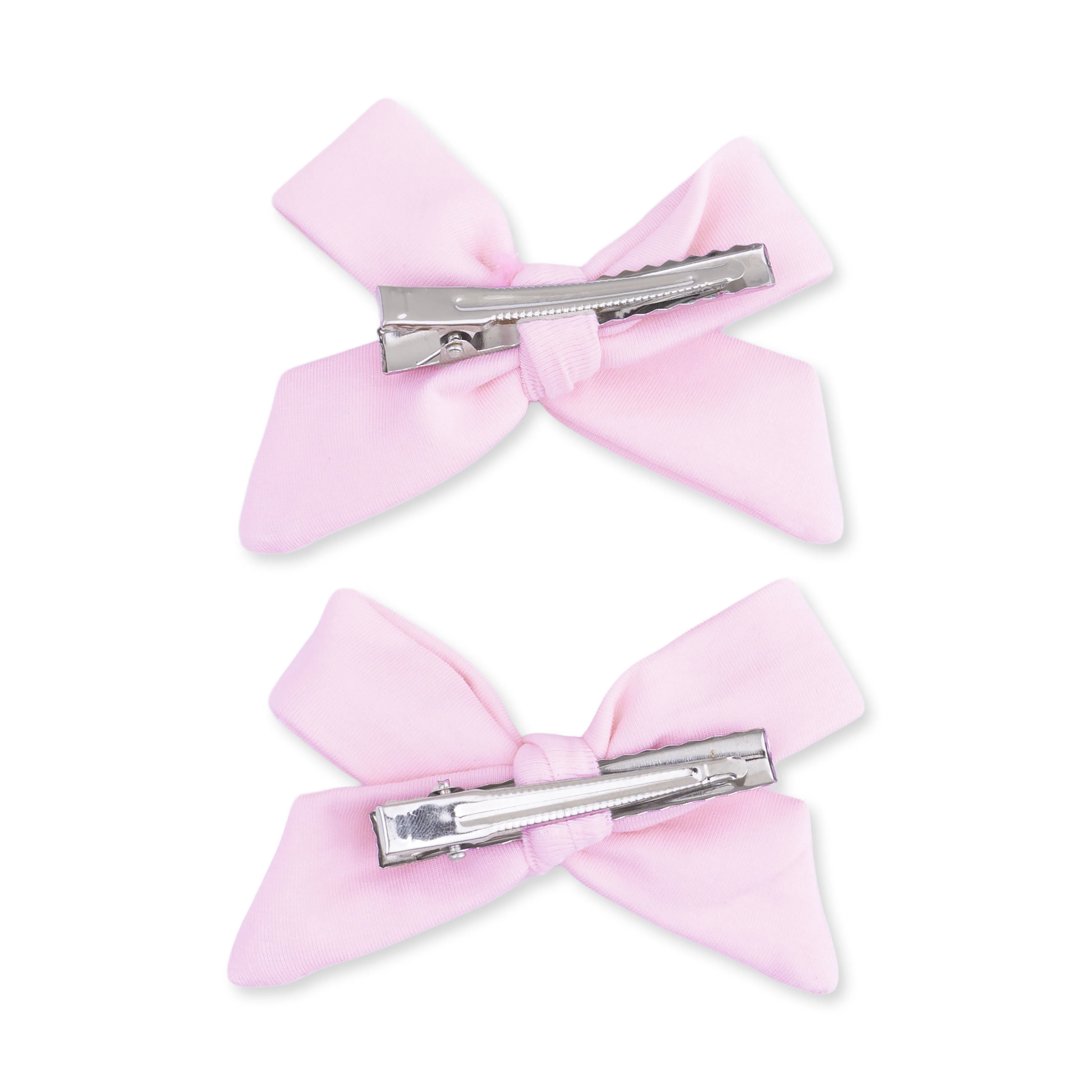 Solid Pink A Boo - 2 Pack Bow Clips - Image 2