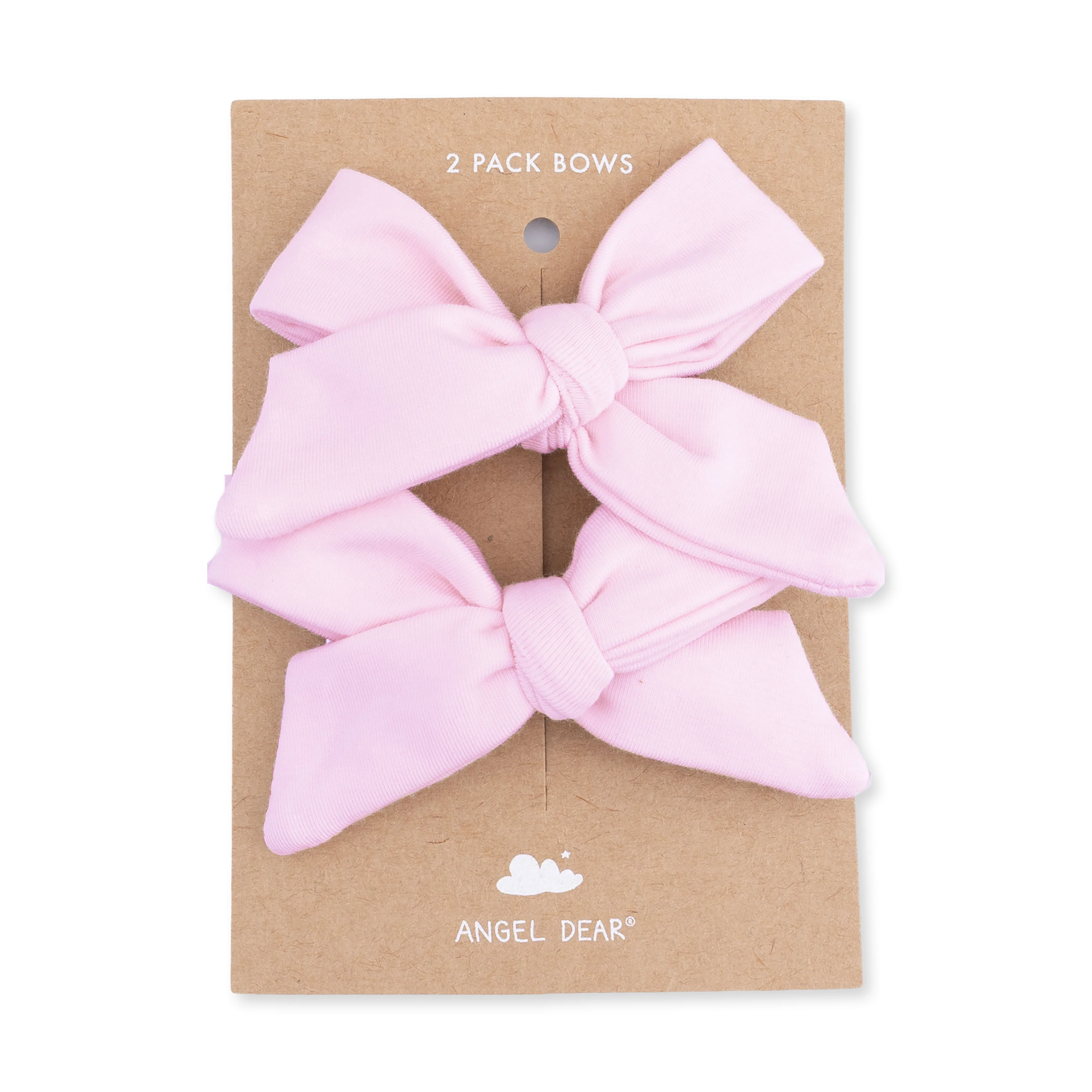 Solid Pink A Boo - 2 Pack Bow Clips - Image 3