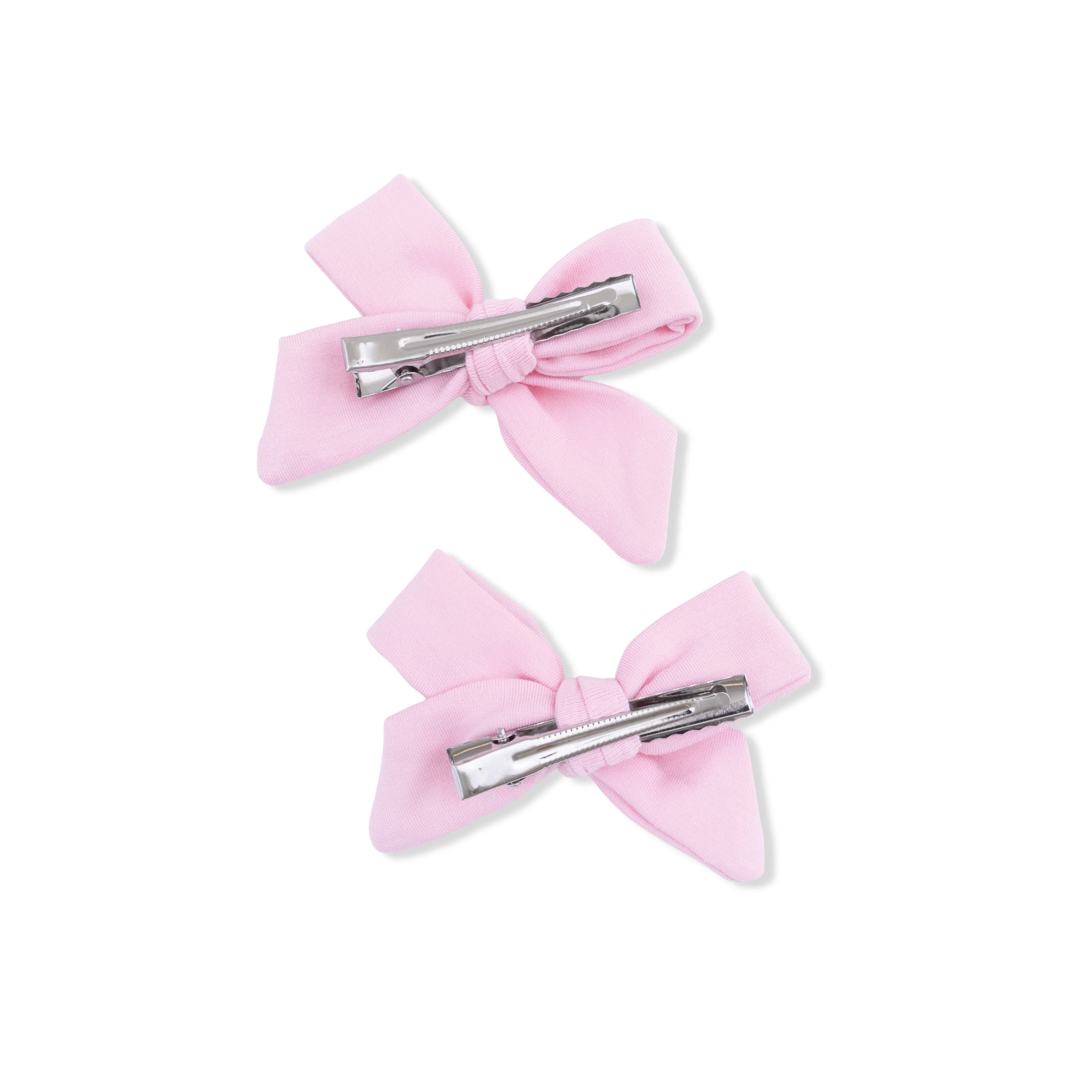 Solid Romance Rose  - 2 Pack Bow Clips - Image 2