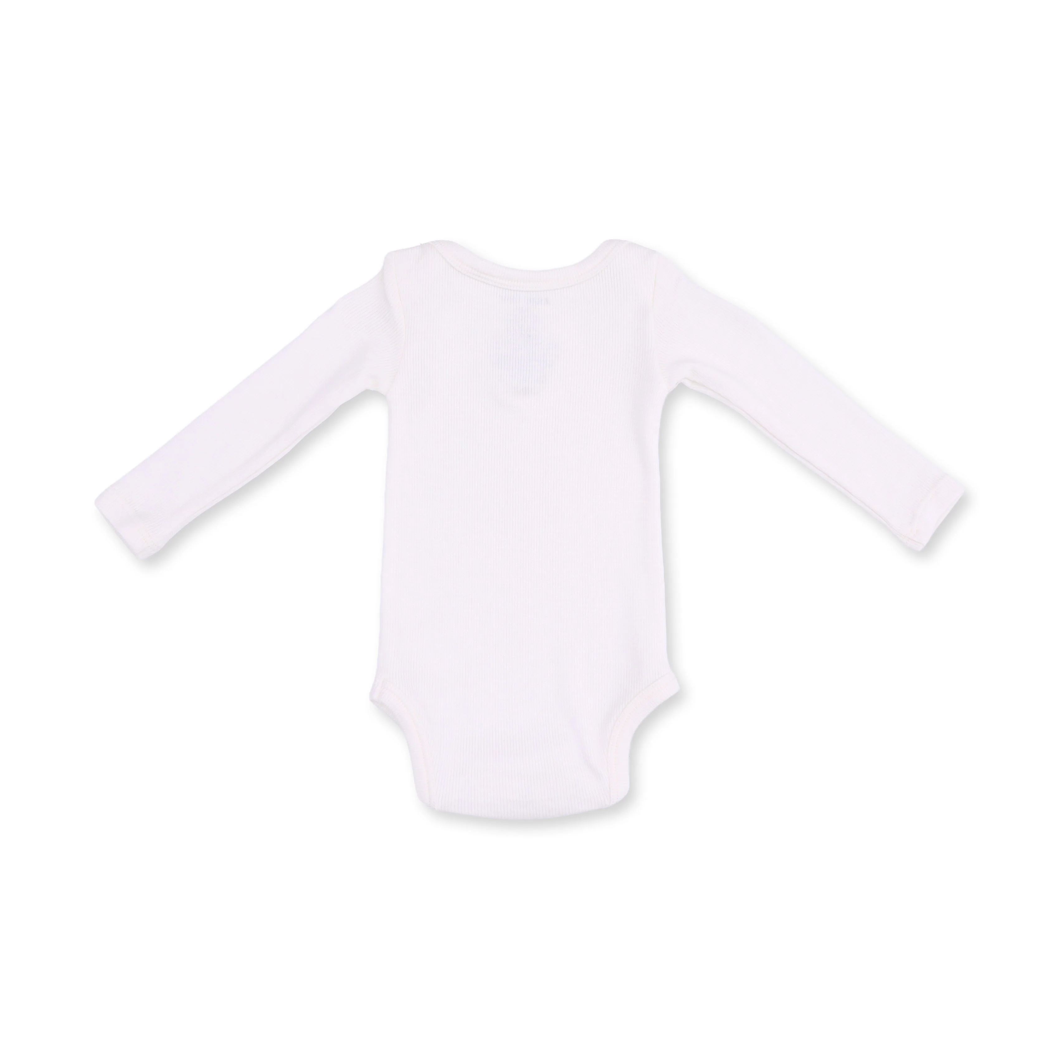 Solid Snow White - Lap Shoulder Bodysuit - Image 2