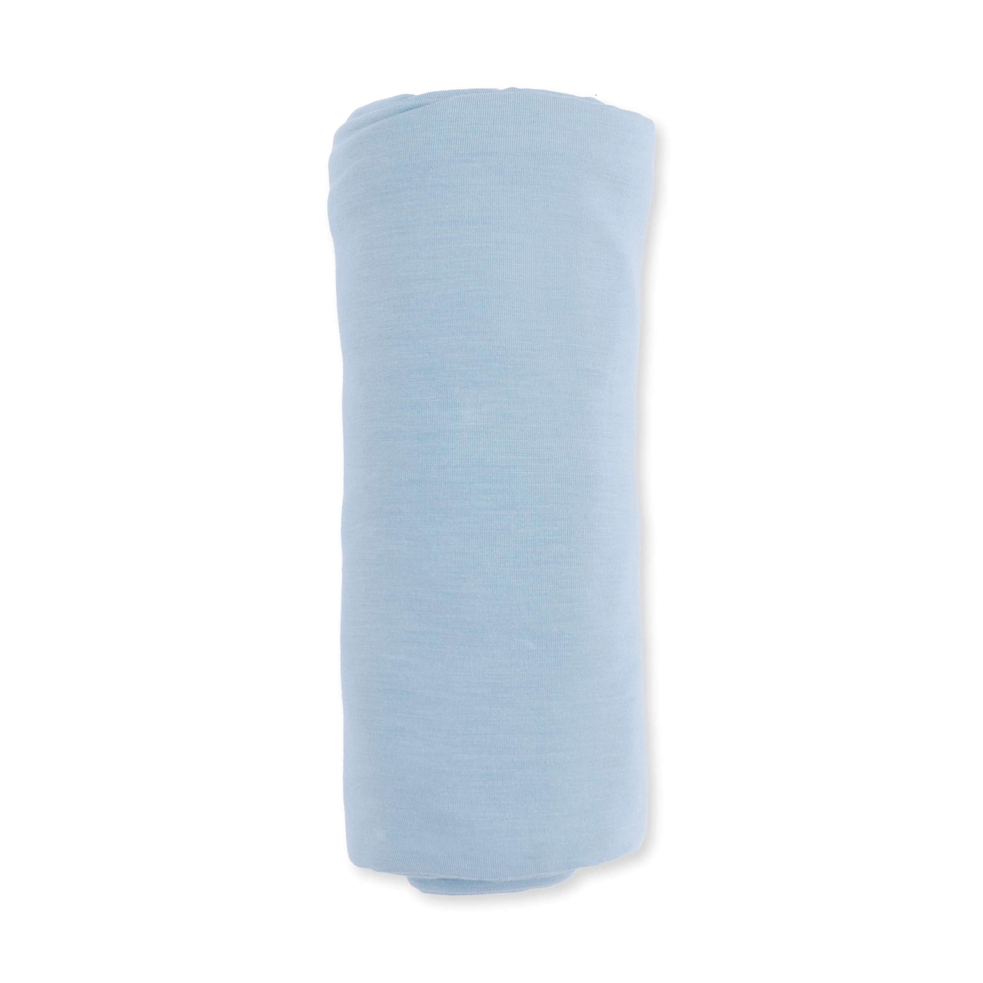 Solid Stone Blue - Swaddle Blanket - Image 3