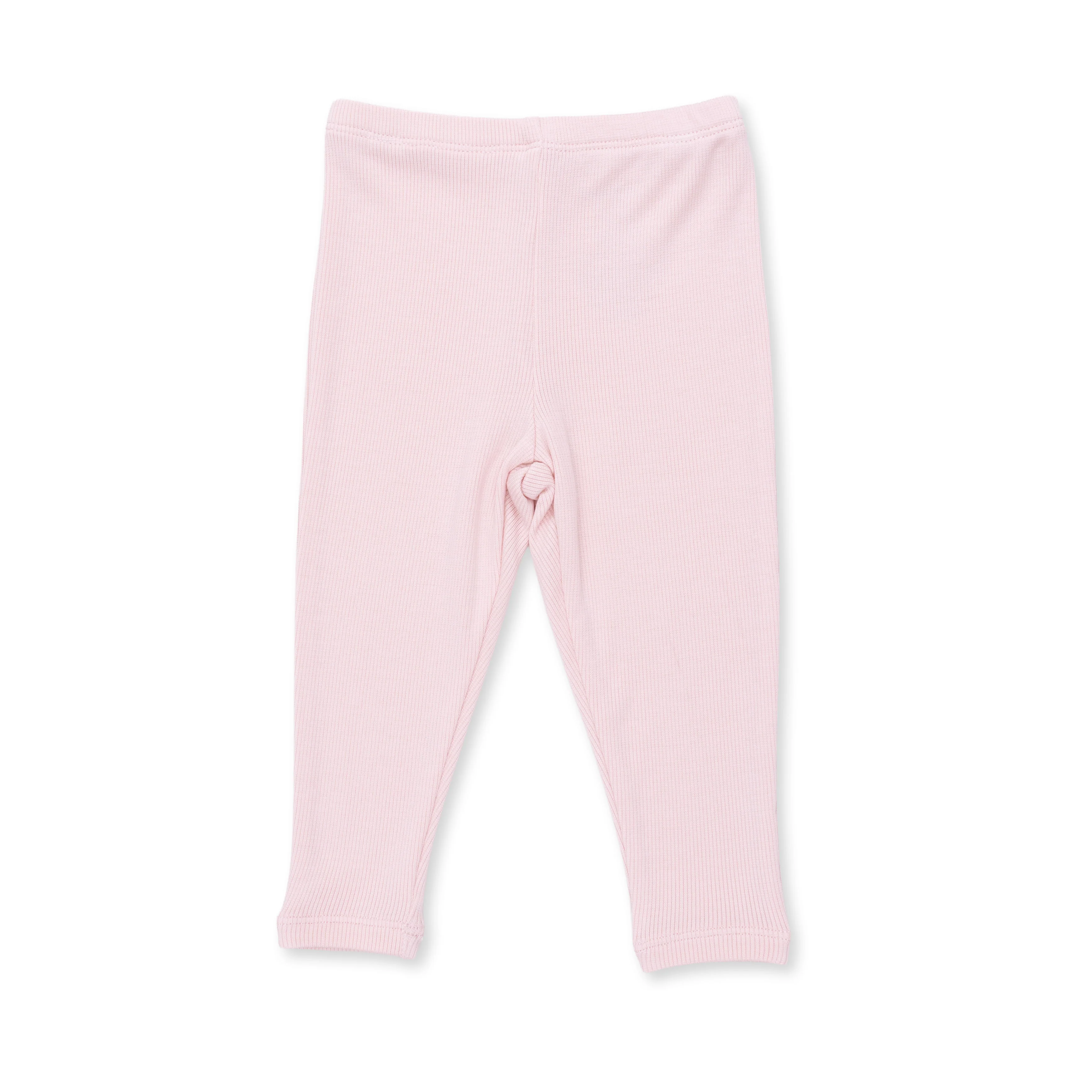 Solid Veiled Pink Rib - Legging